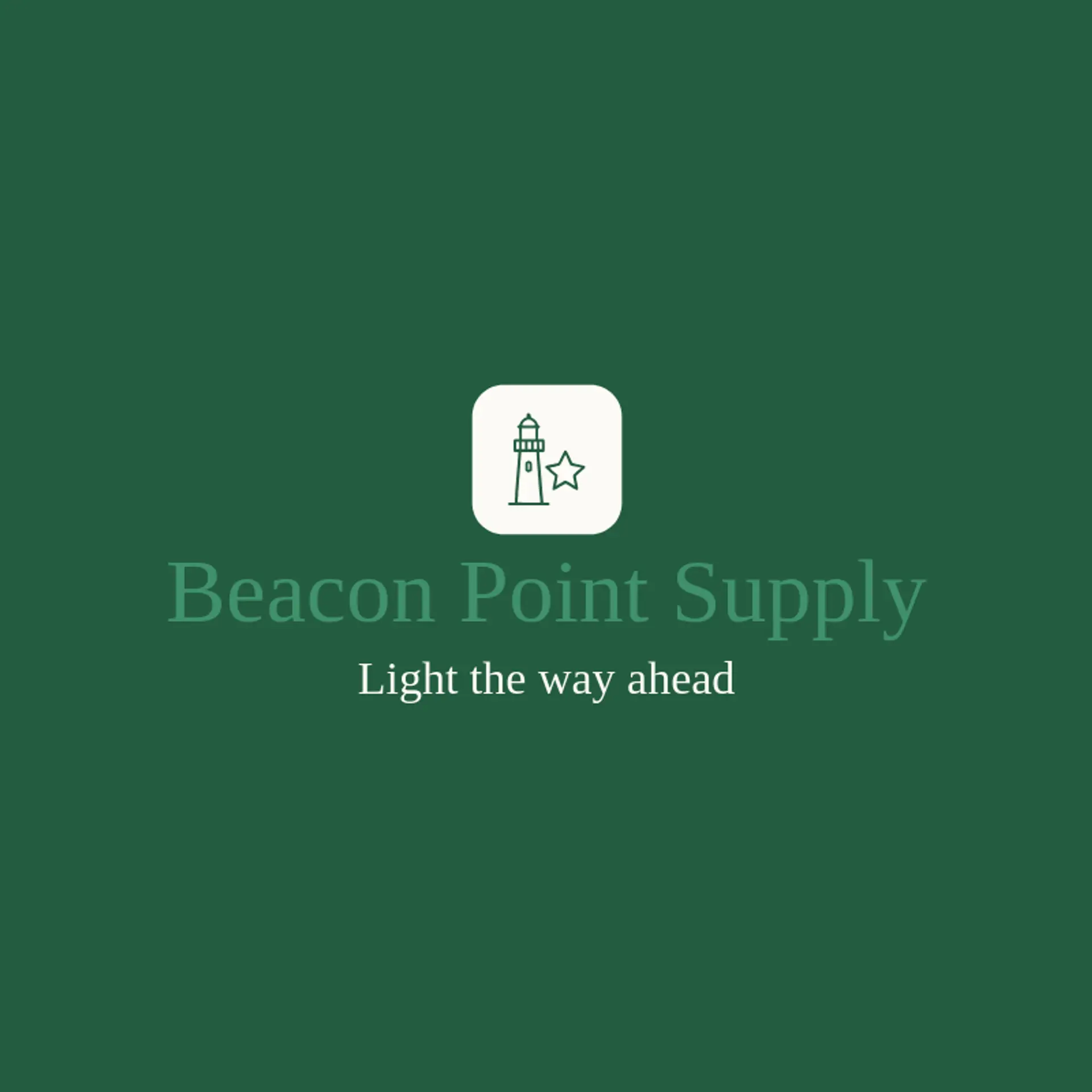 Beacon Point Supply logo for nautical
