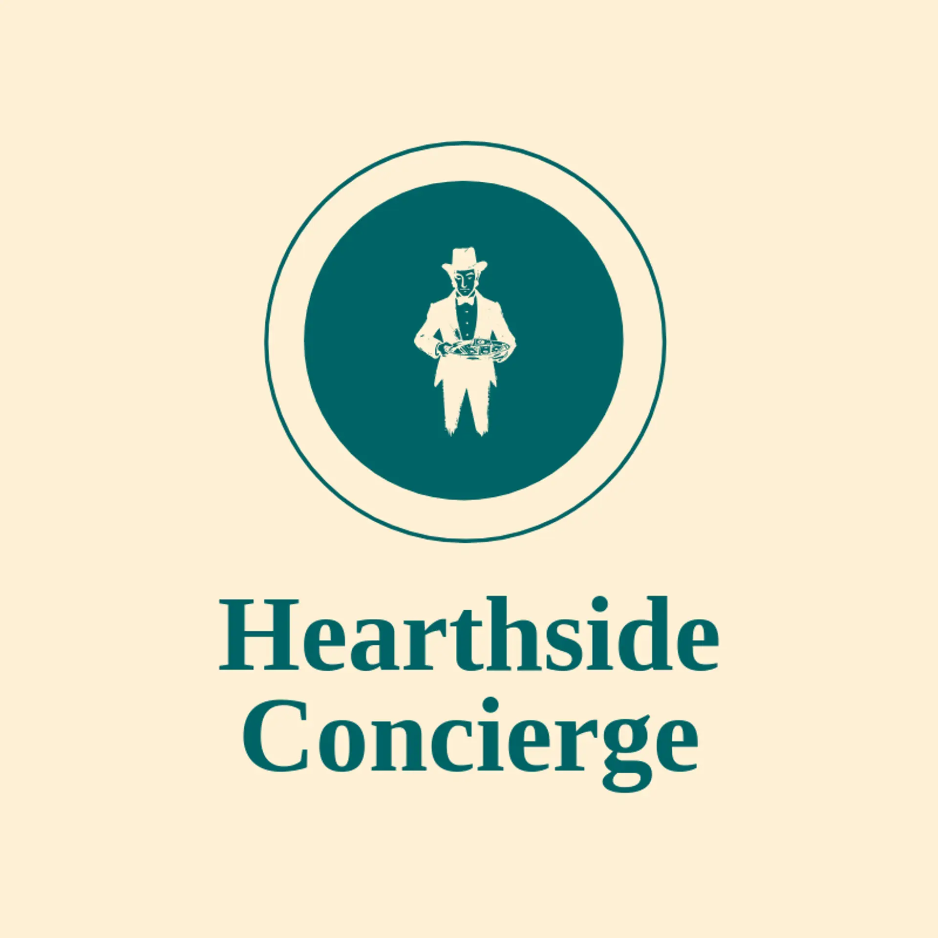 Hearthside Concierge logo for butler