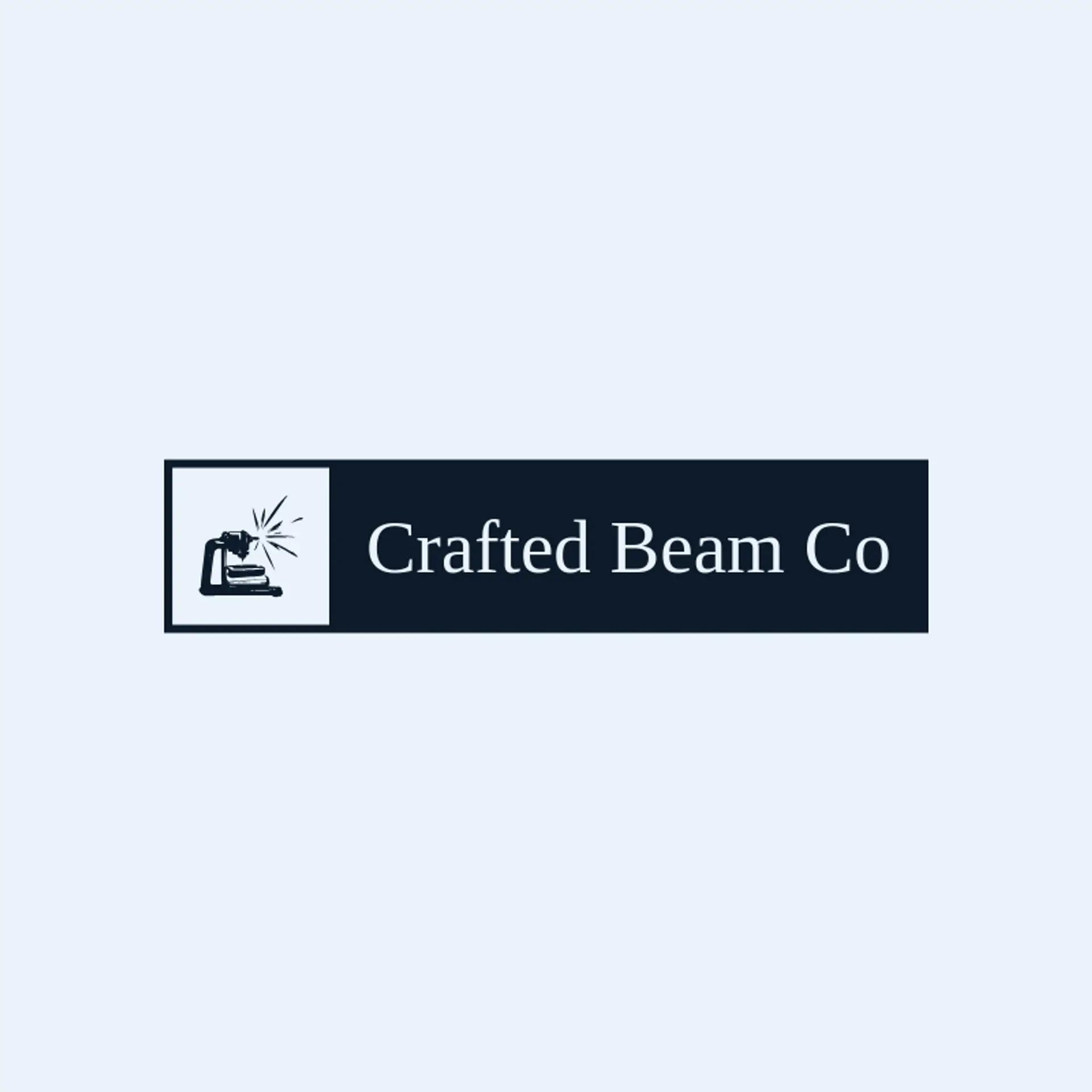 Crafted Beam Co logo for laser engraving