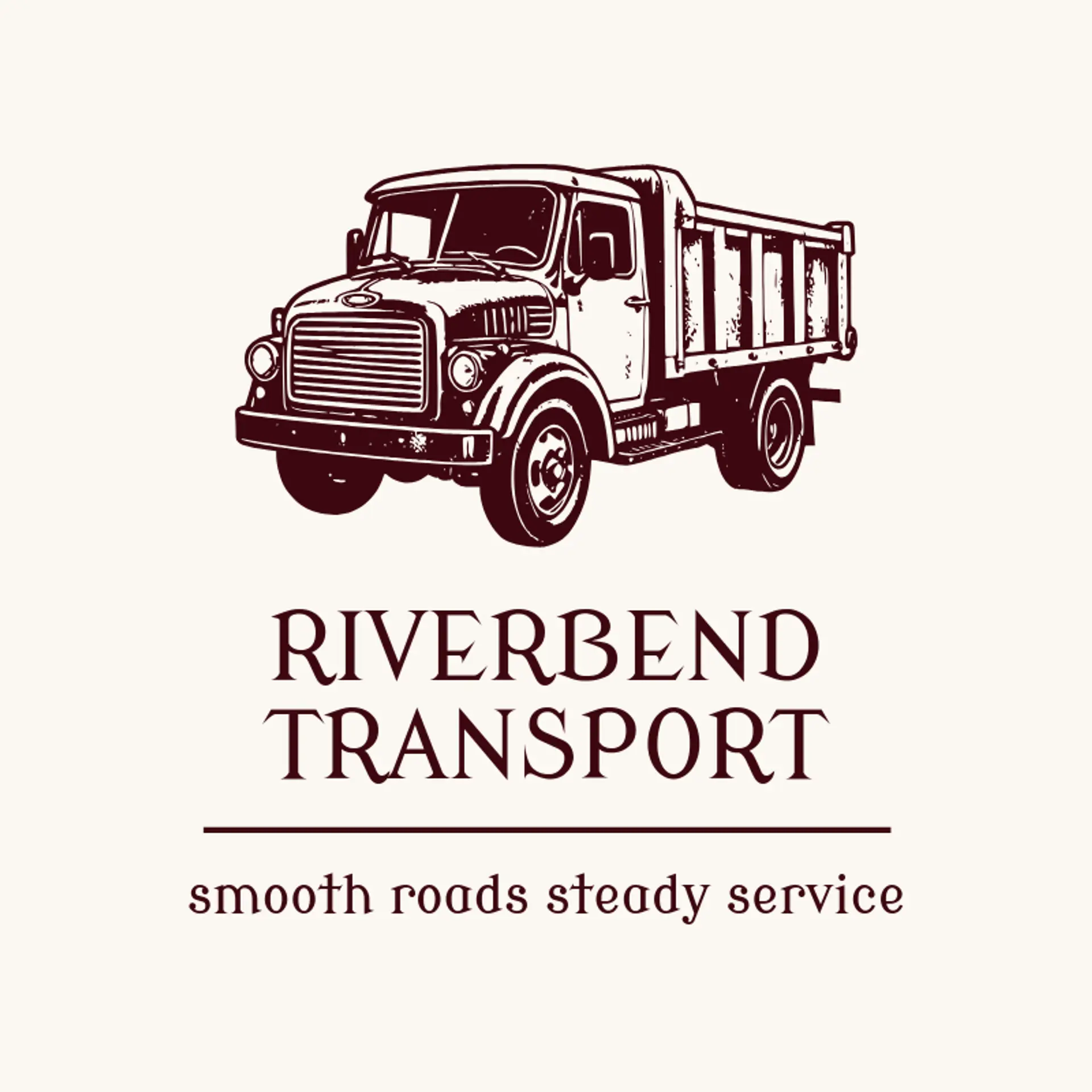 Riverbend Transport logo for truck