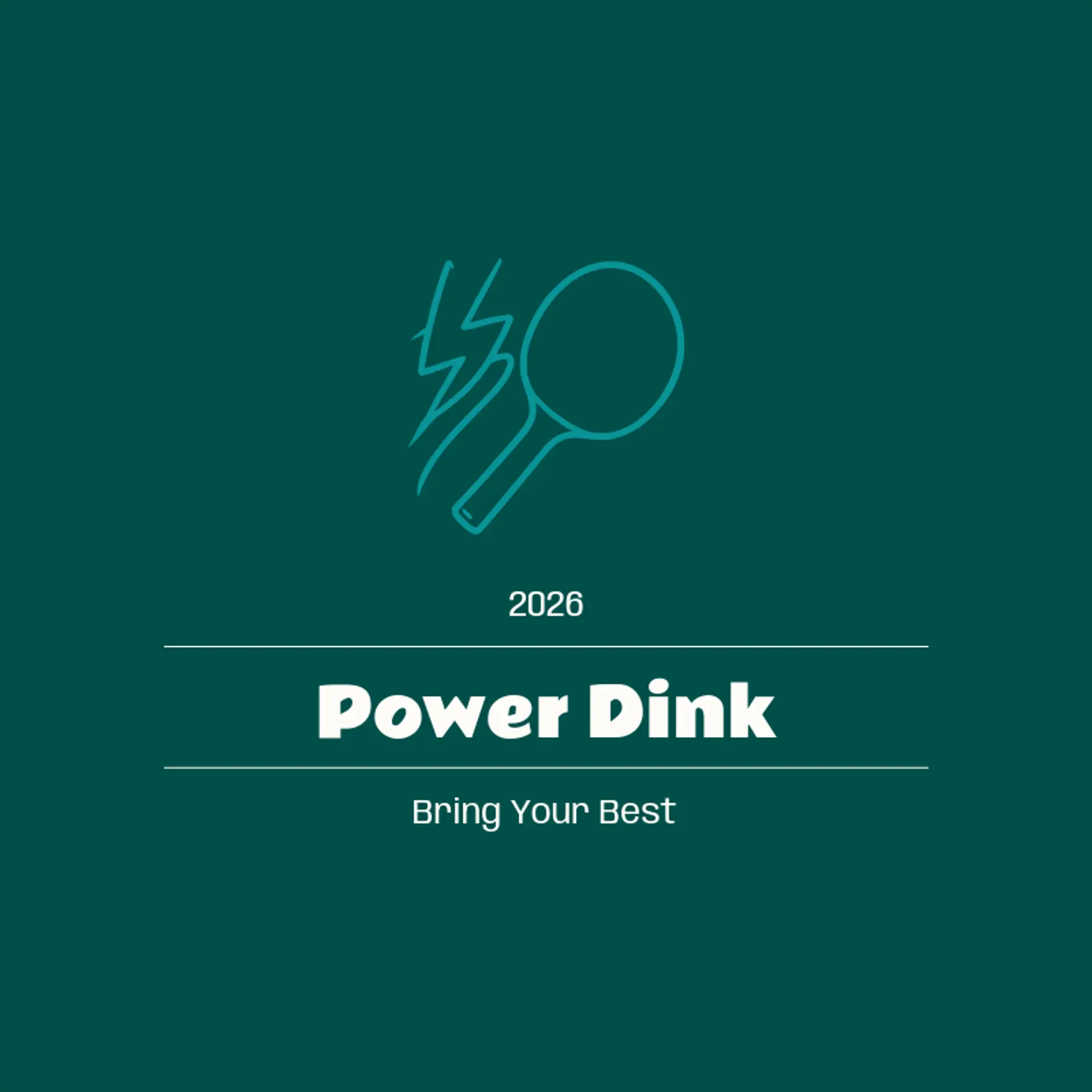 Power Dink logo for pickleball