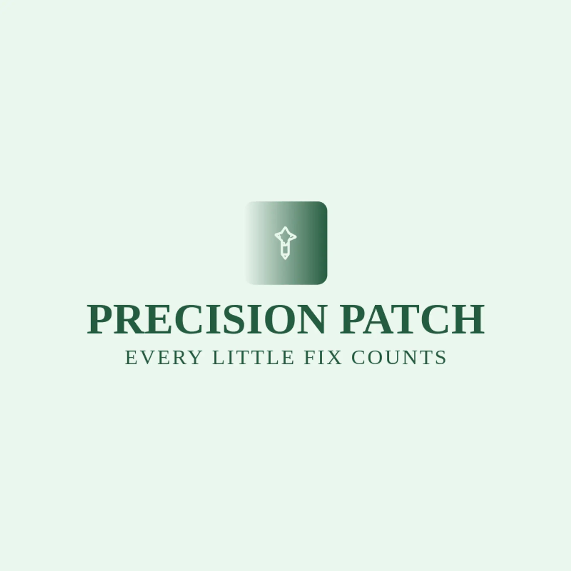 Precision Patch logo for tool