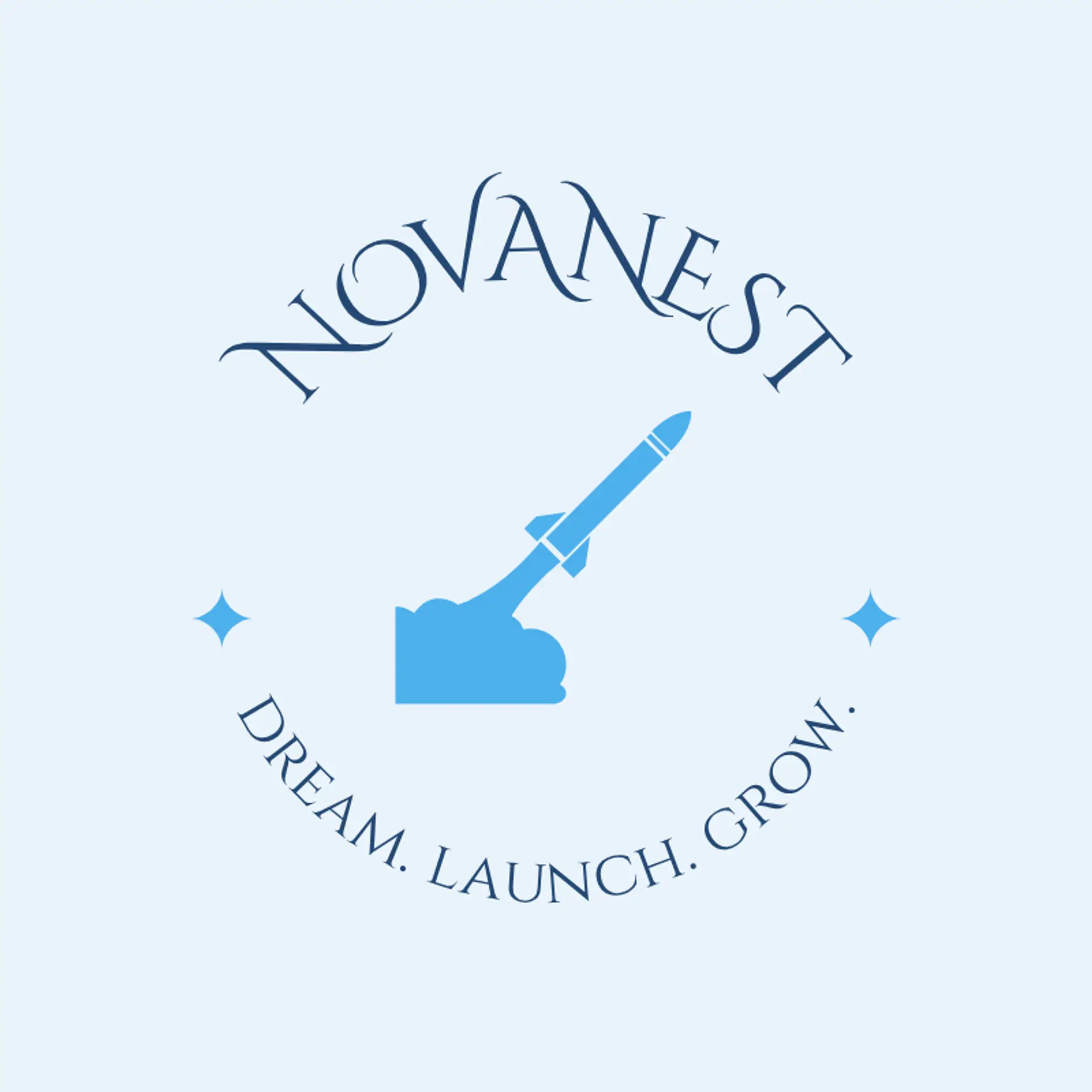 Nexovate logo for startup