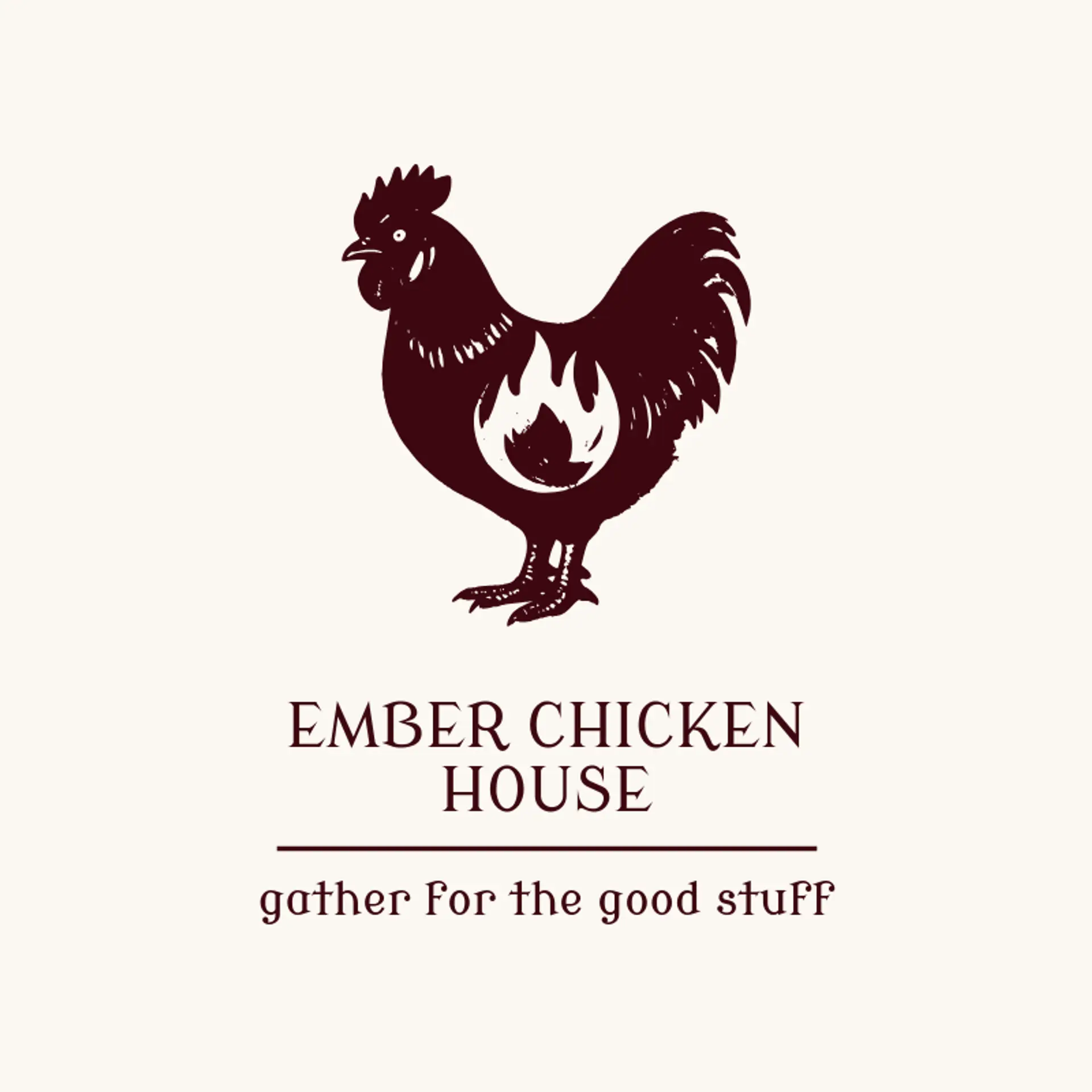 Ember Chicken House logo for chicken