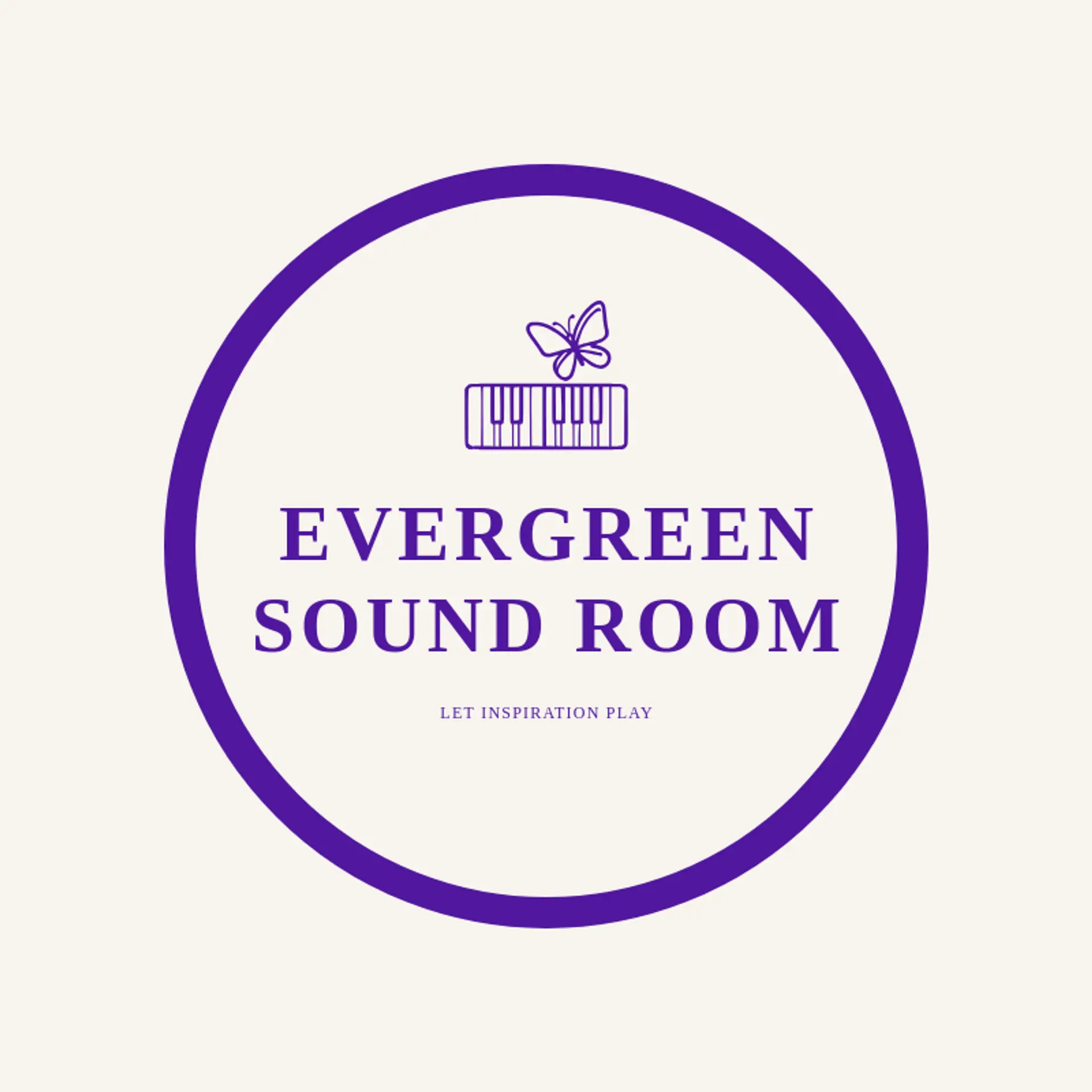 Evergreen Sound Room logo for keyboard