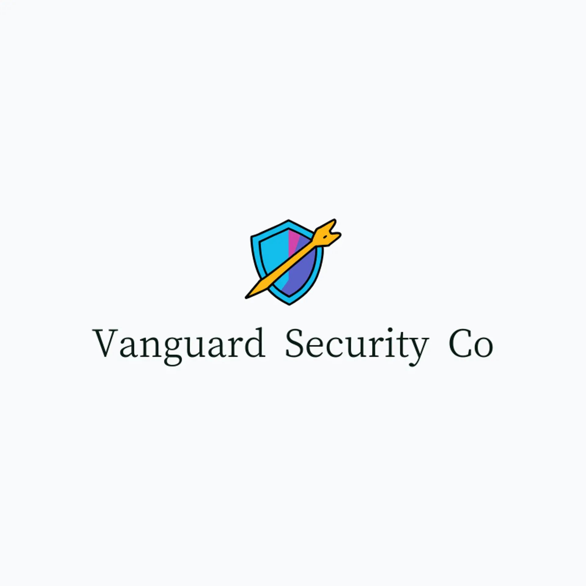 Vanguard Security Co logo for shield