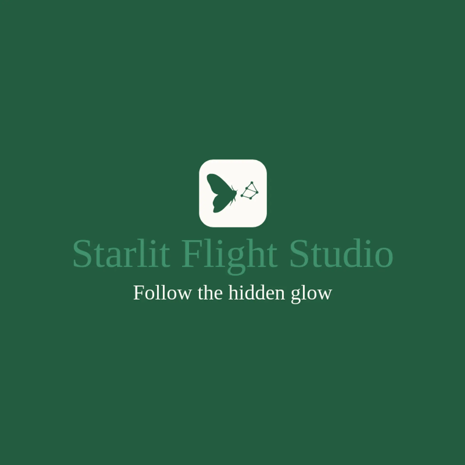 Starlit Flight Studio logo for moth