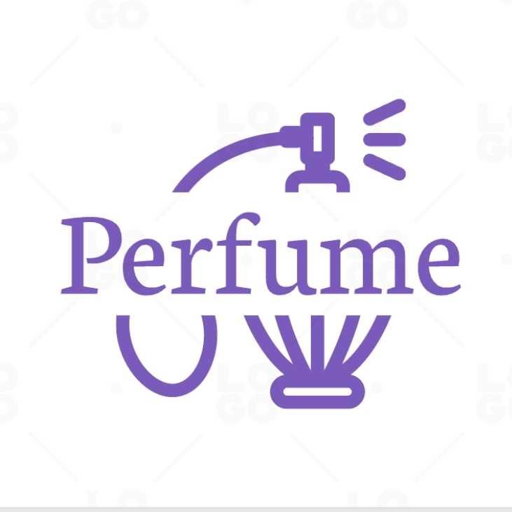 Abstract isolated luxury perfume logo cosmetic Vector Image