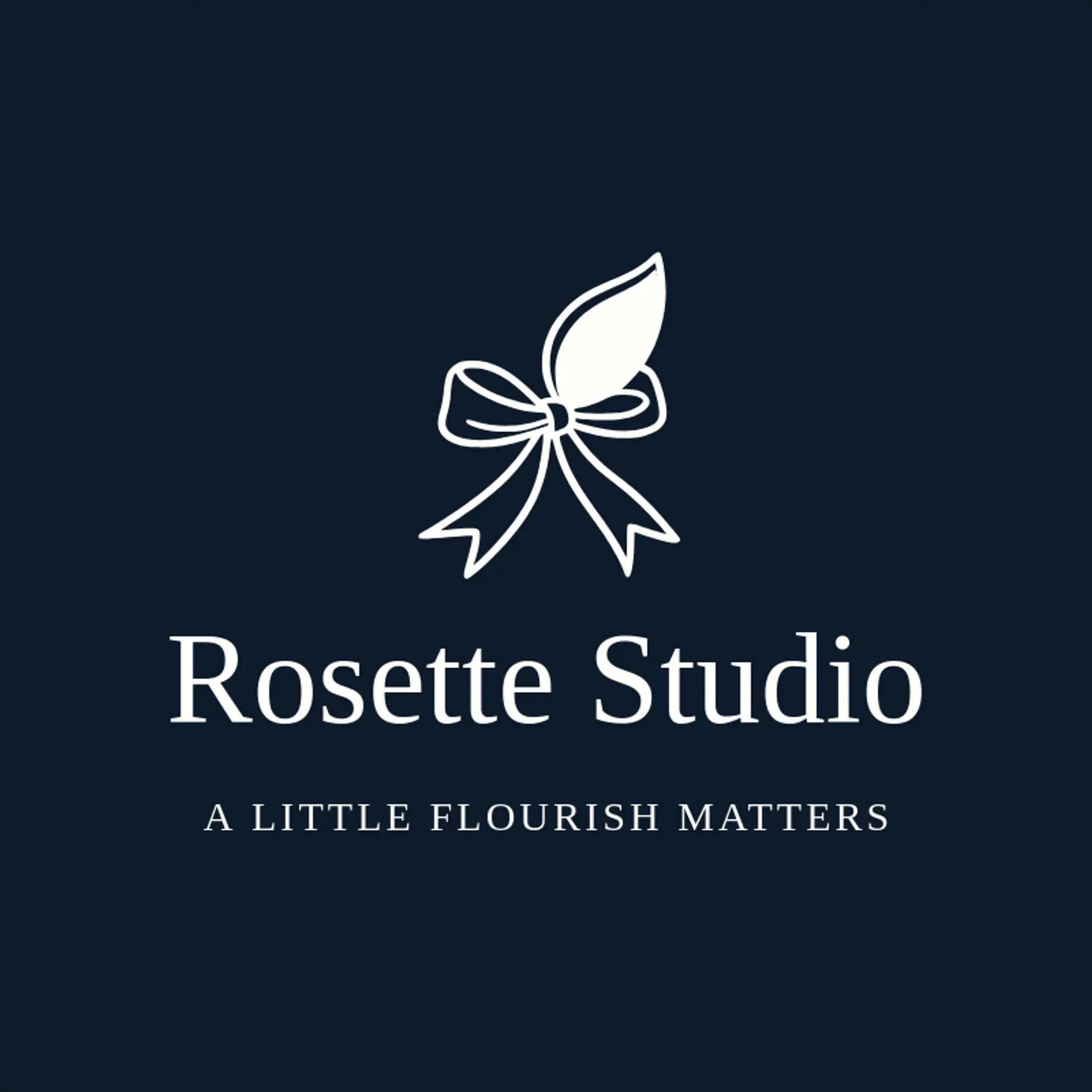 Rosette Studio logo for french