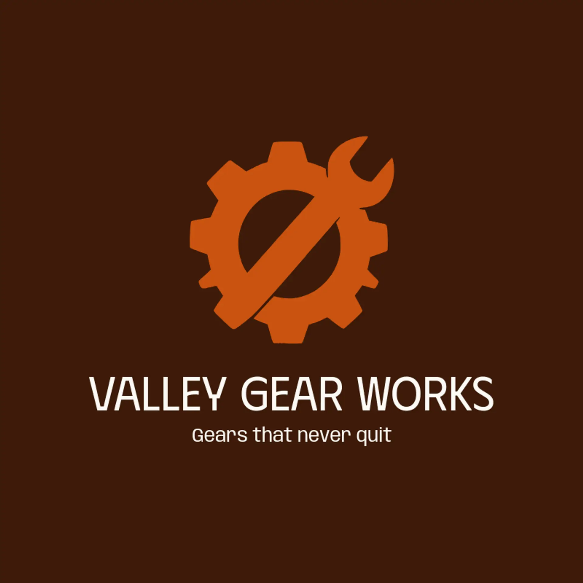 Valley Gear Works logo for engine