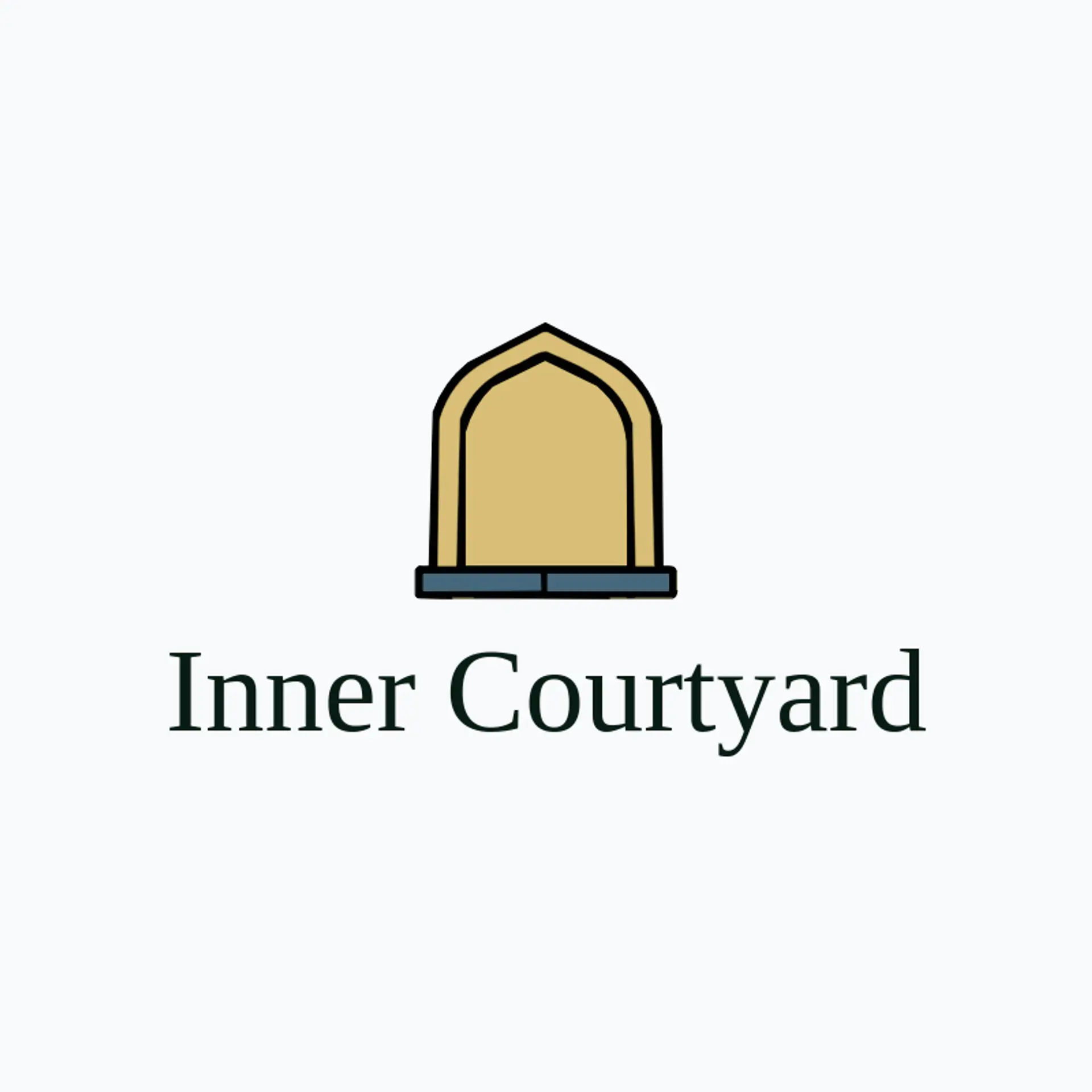Inner Courtyard logo for arch