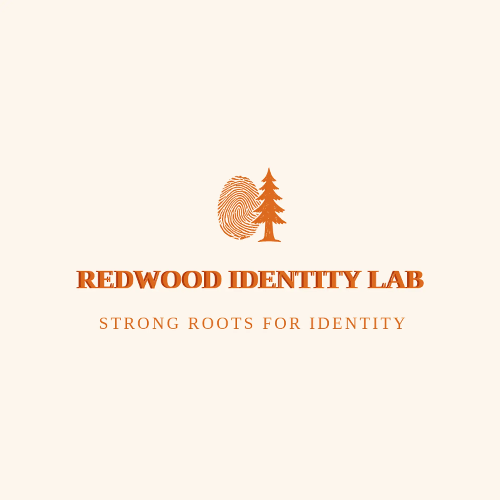 Redwood Identity Lab logo for fingerprint
