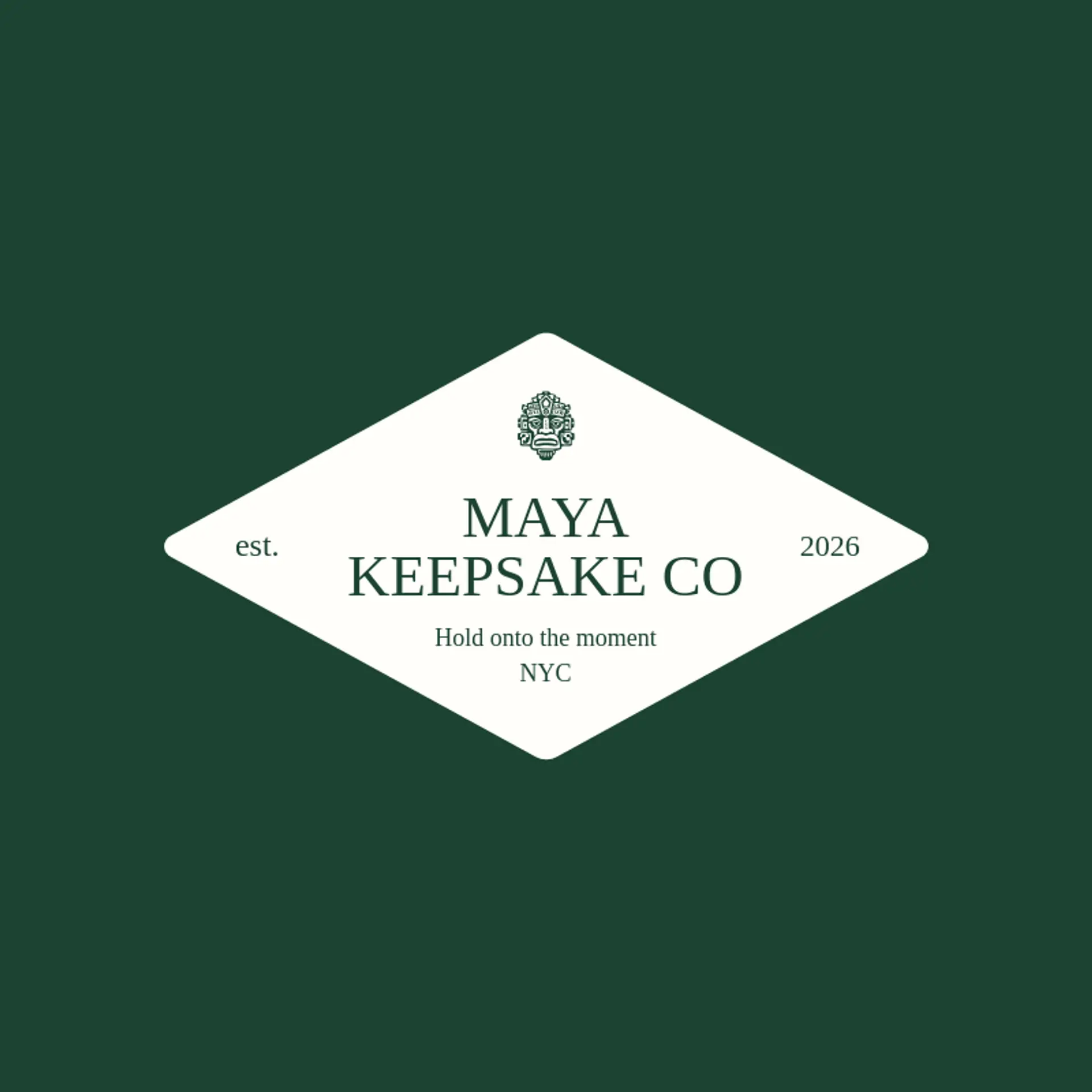 Maya Keepsake Co logo for maya