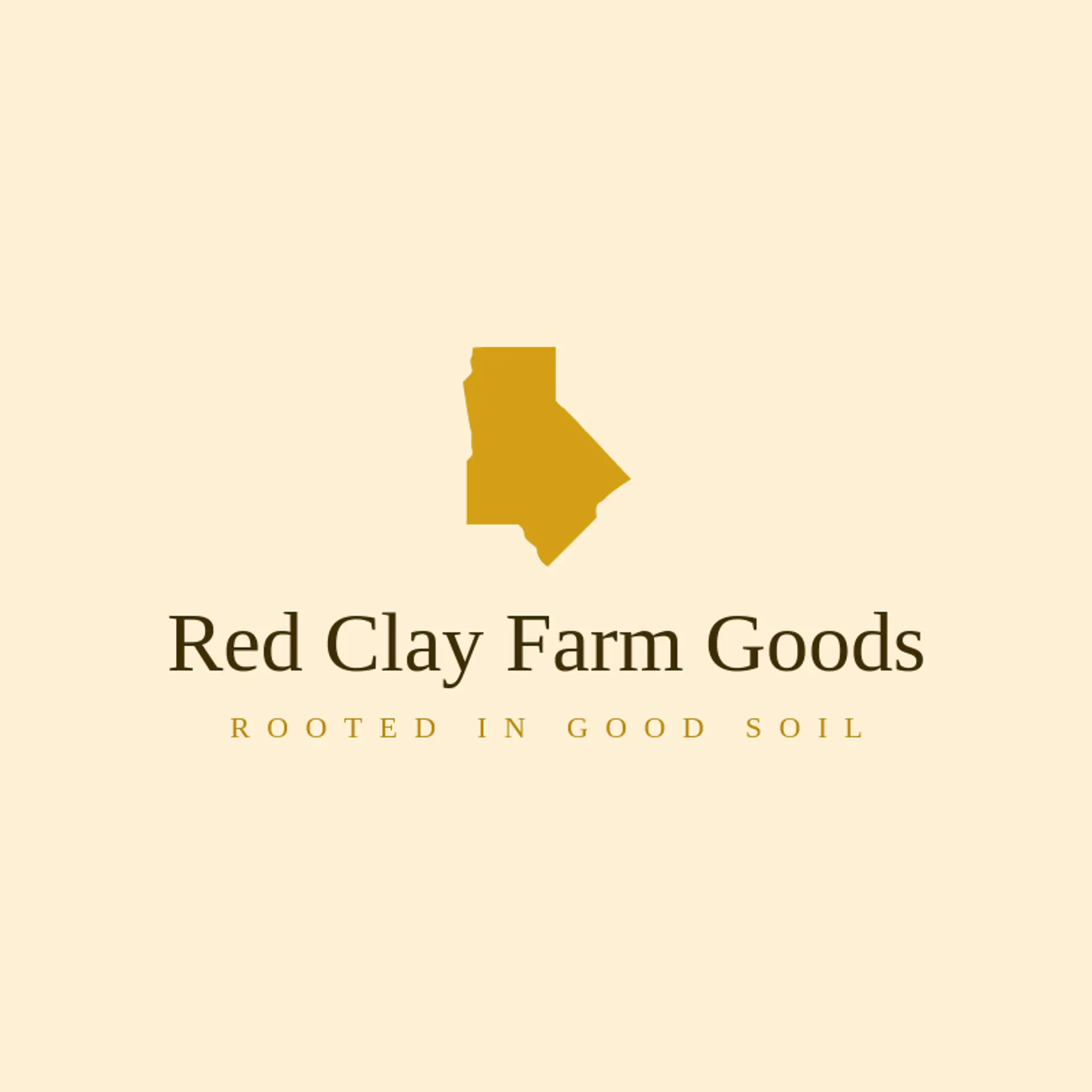 Red Clay Farm Goods logo for north carolina