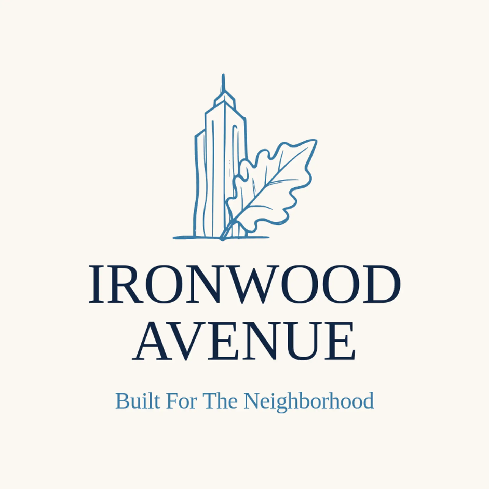 Ironwood Avenue logo for urban