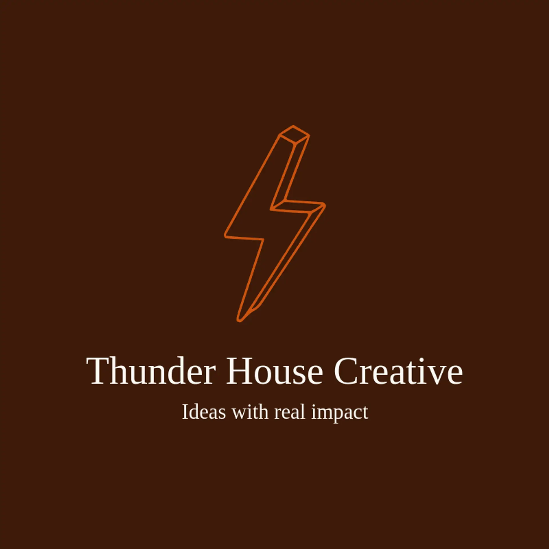 Thunder House Creative logo for thunder