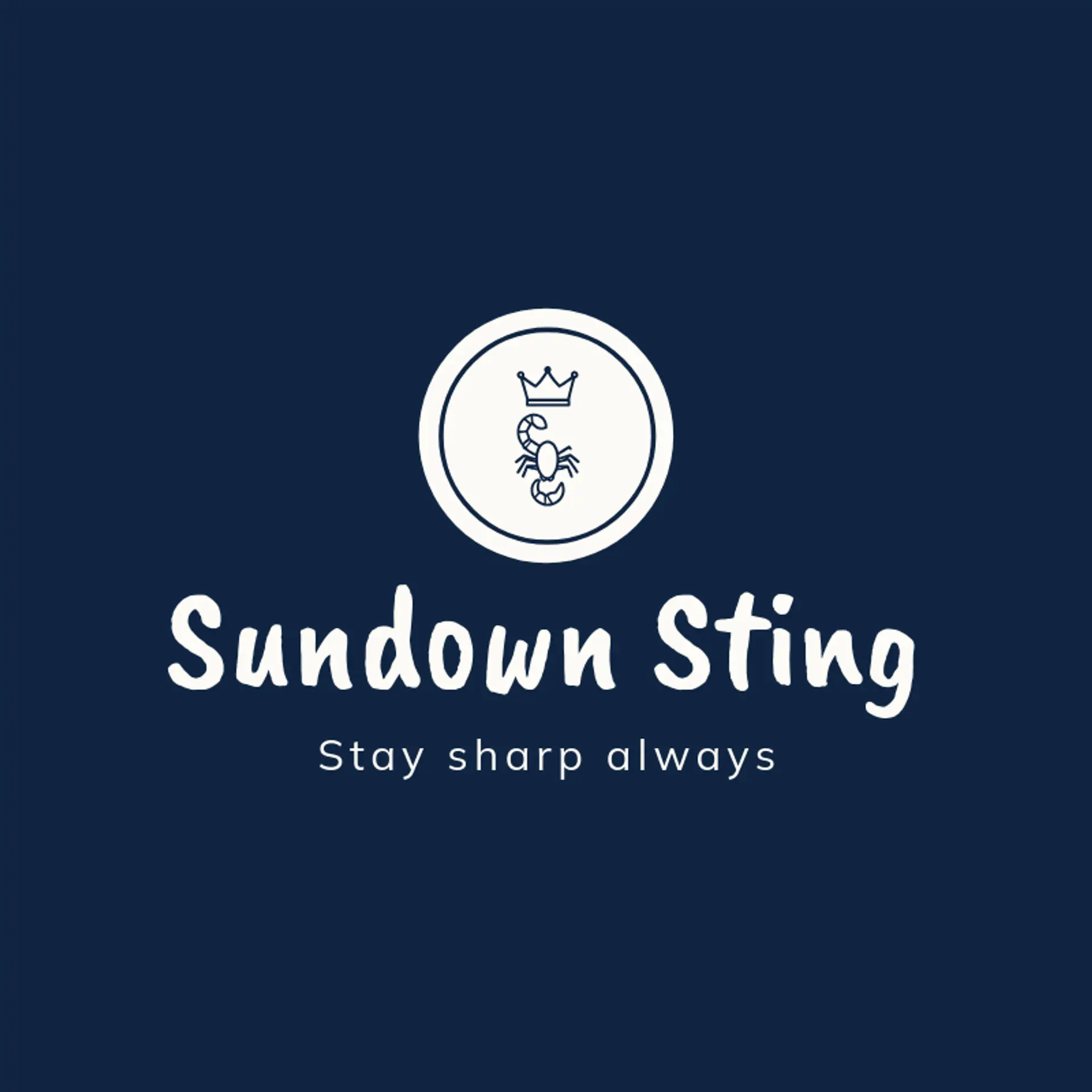 Sundown Sting logo for scorpion