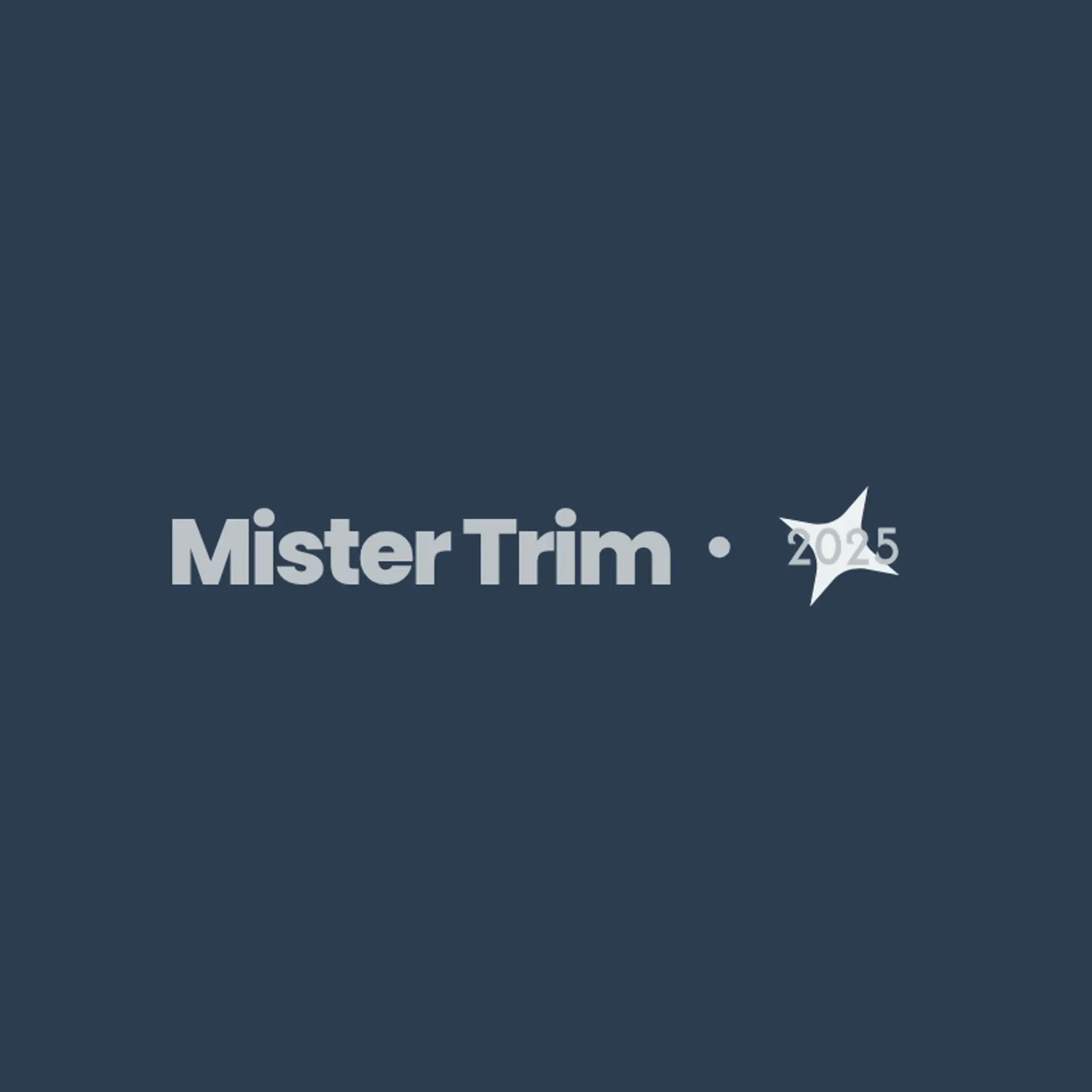 Mister Trim logo for barber