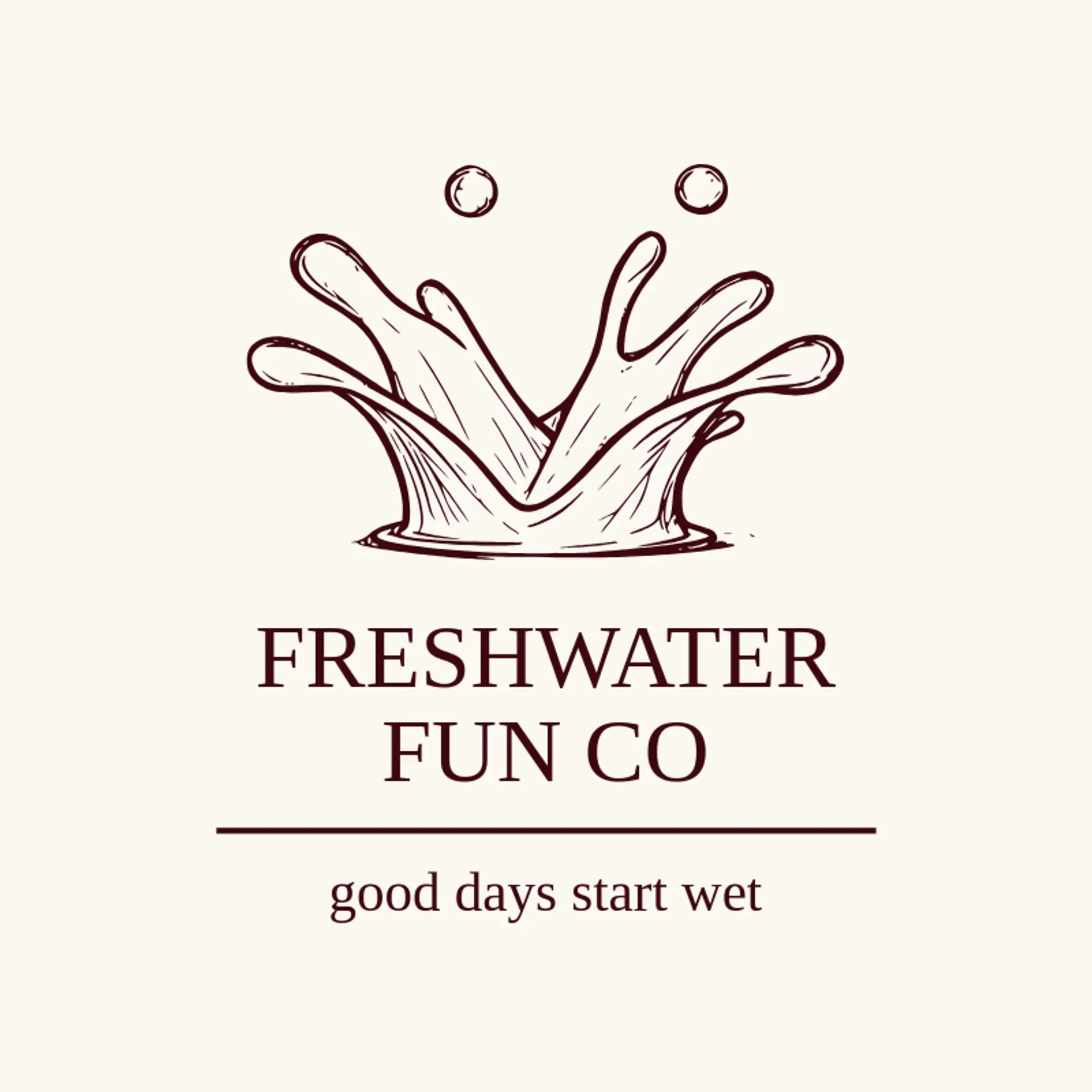 Freshwater Fun Co logo for water park
