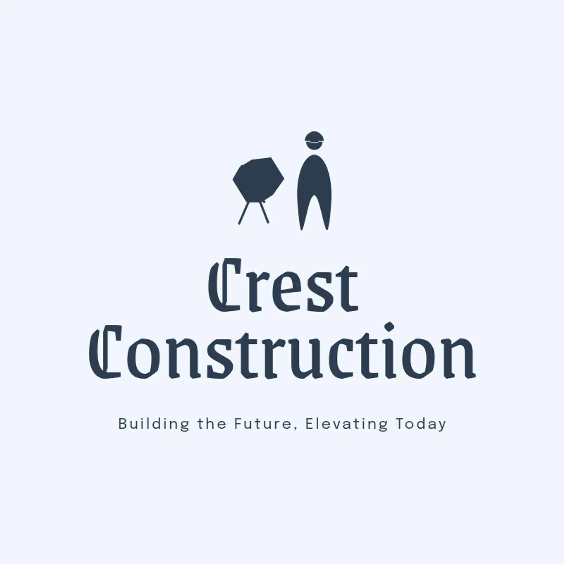 Crest Construction logo for commercial construction