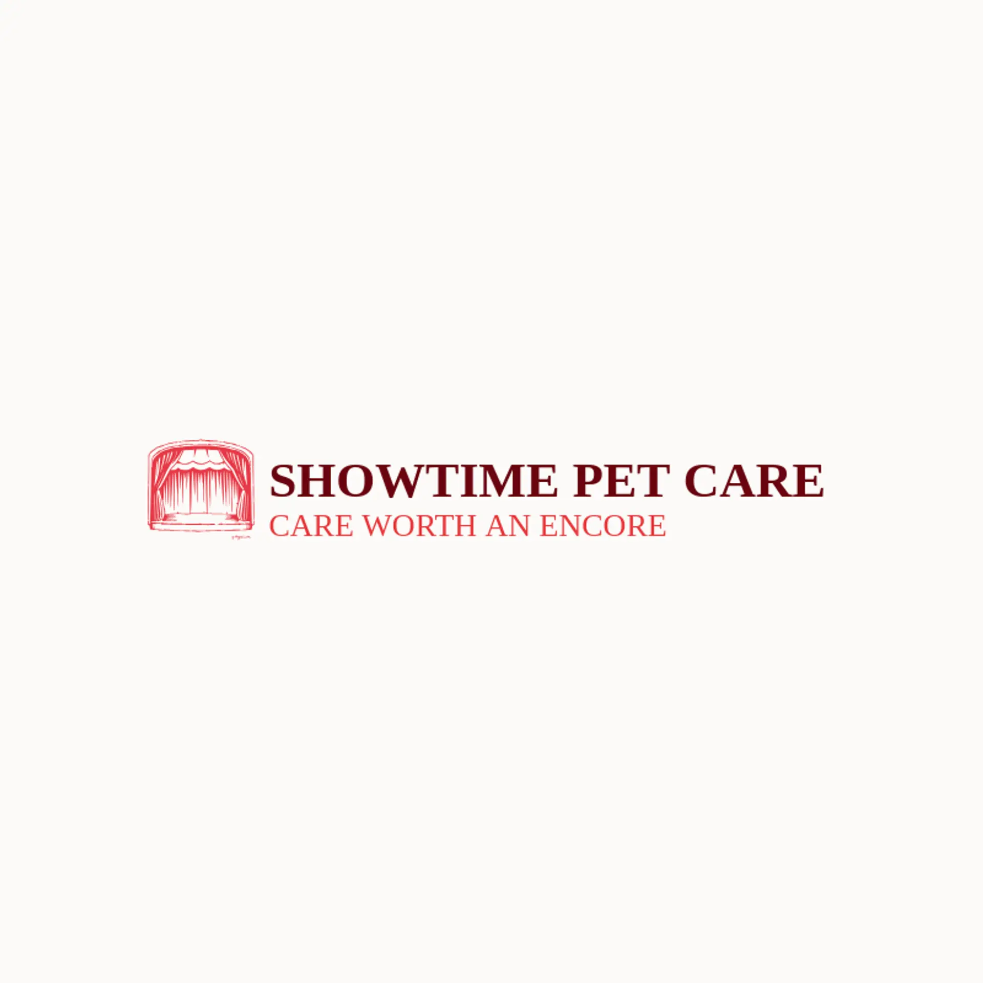 Showtime Pet Care logo for broadway