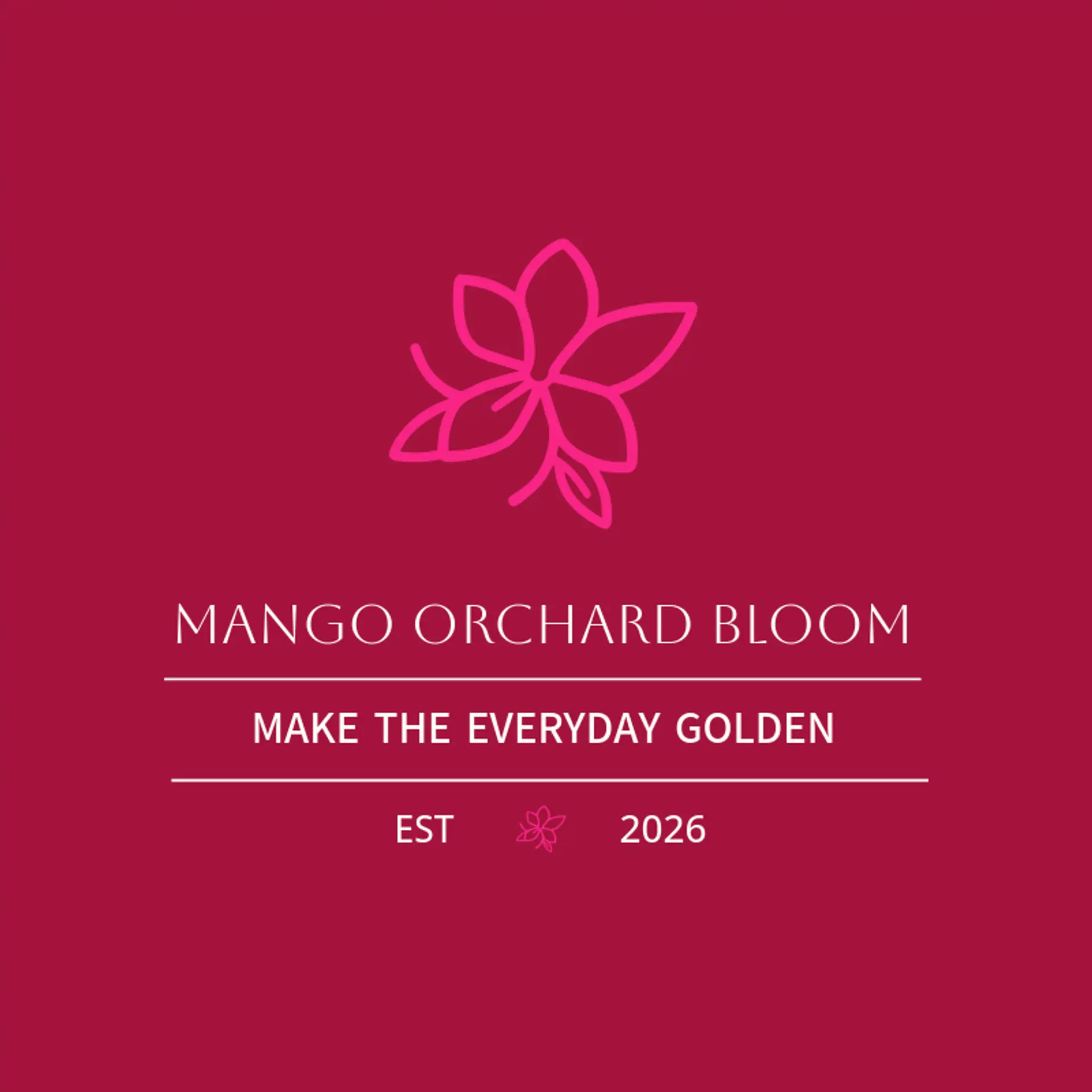 Mango Orchard Bloom logo for mango