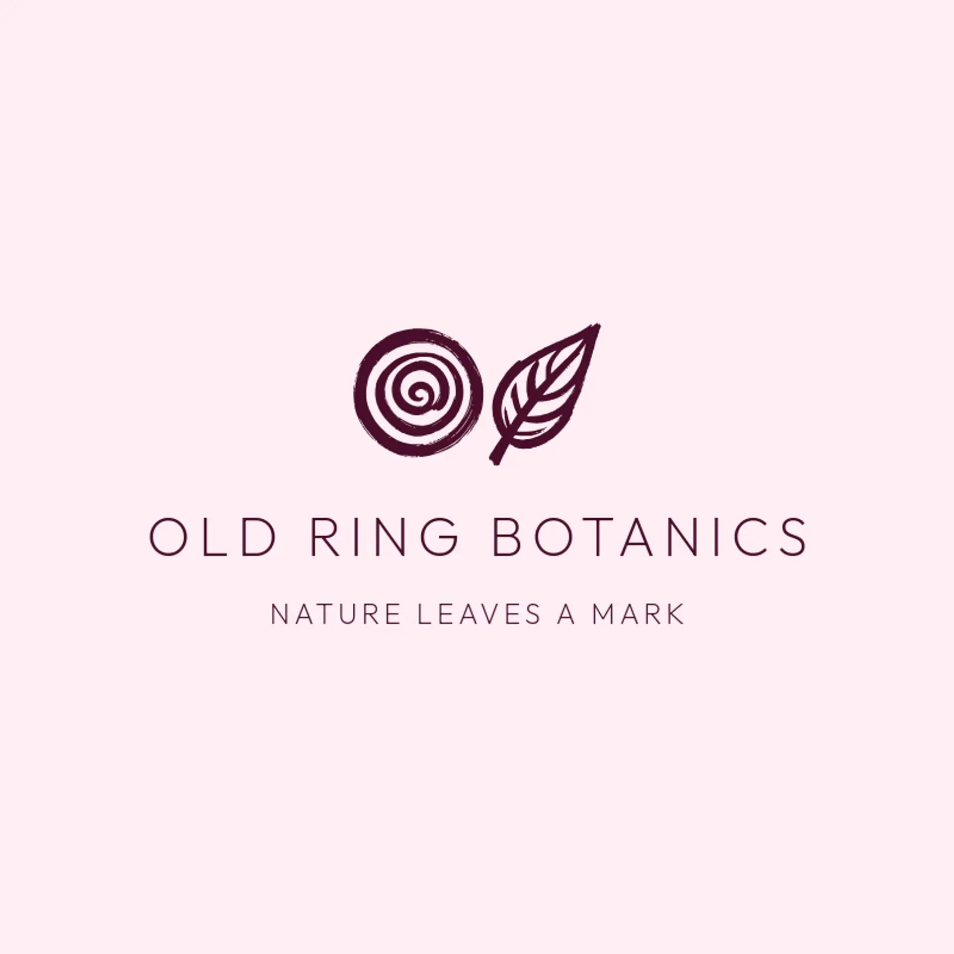 Old Ring Botanics logo for leaf