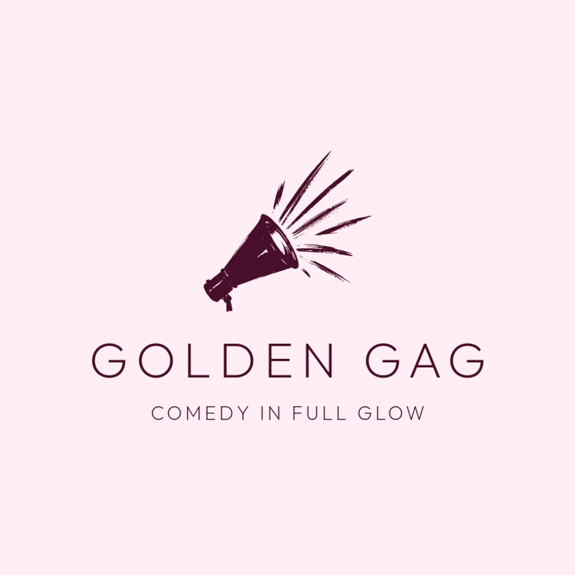 Golden Gag logo for comedy