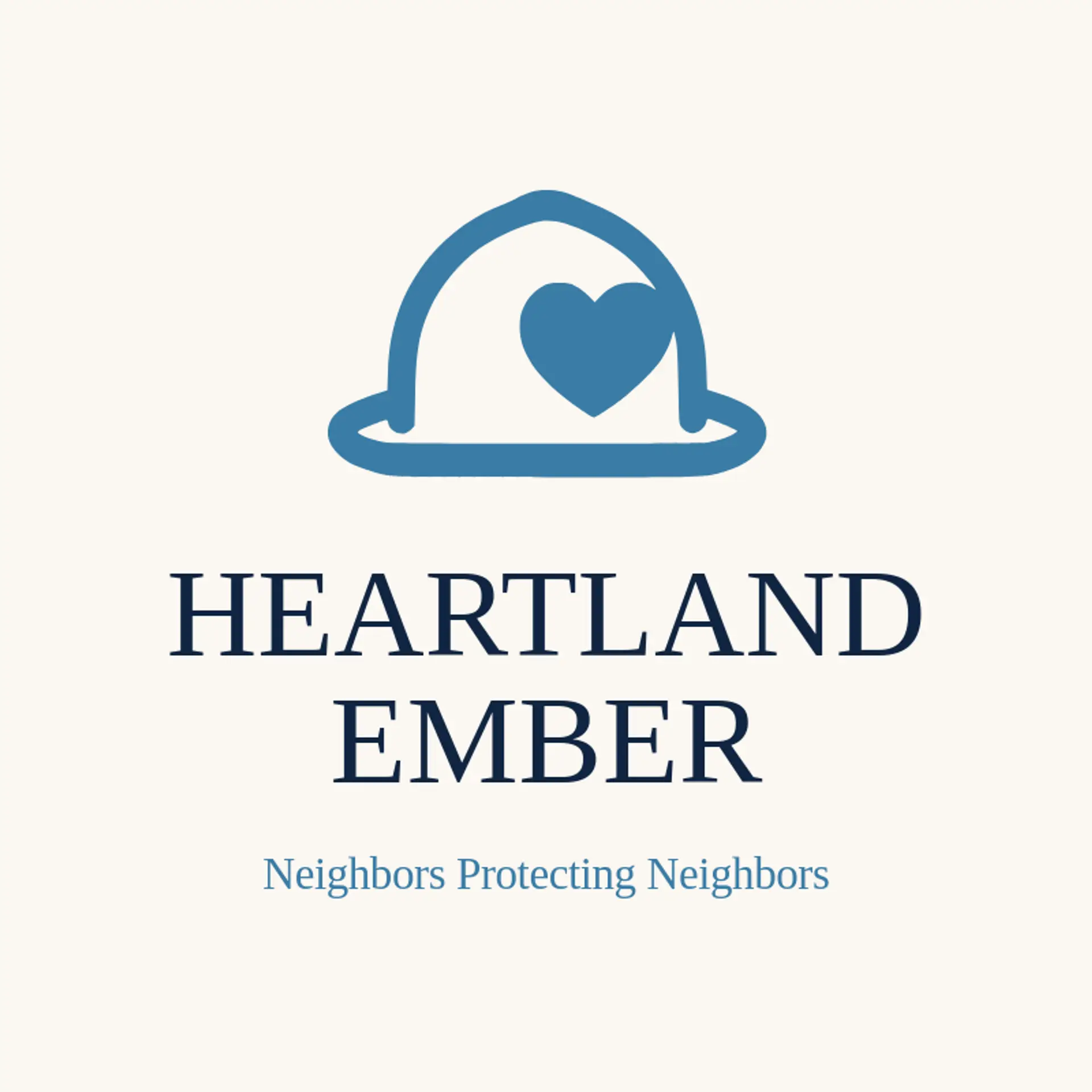 Heartland Ember logo for fire station