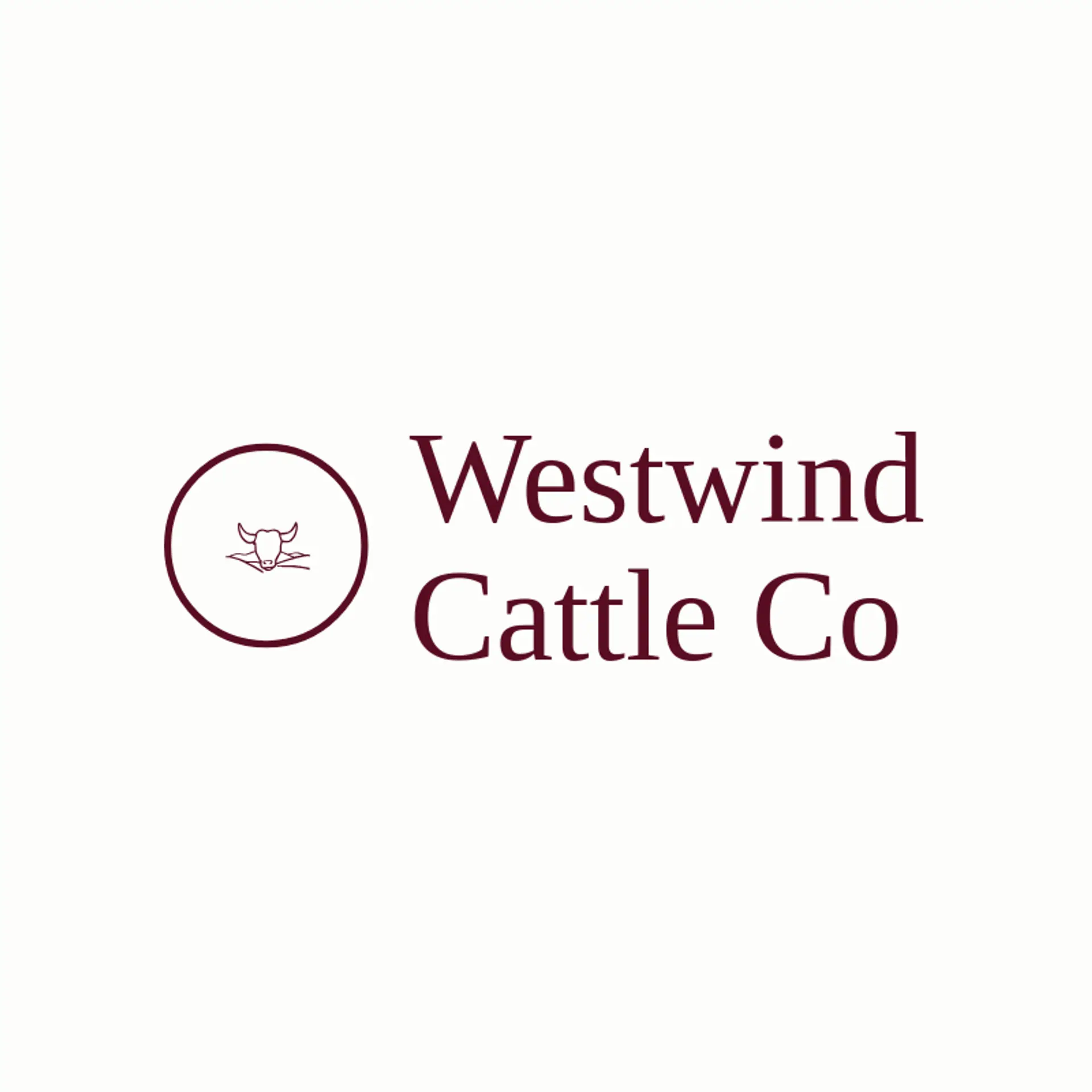 Westwind Cattle Co logo for longhorn