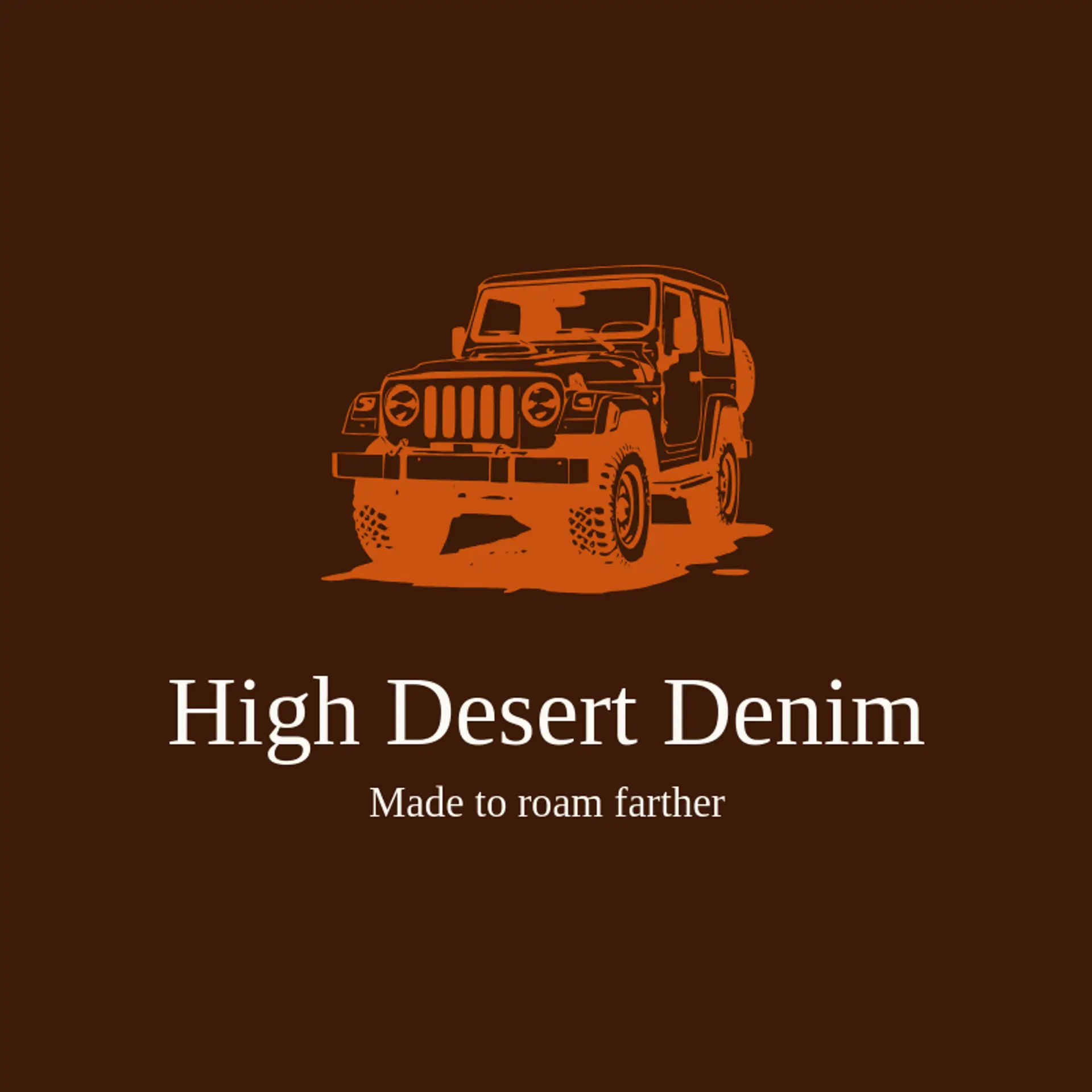 High Desert Denim logo for wrangler