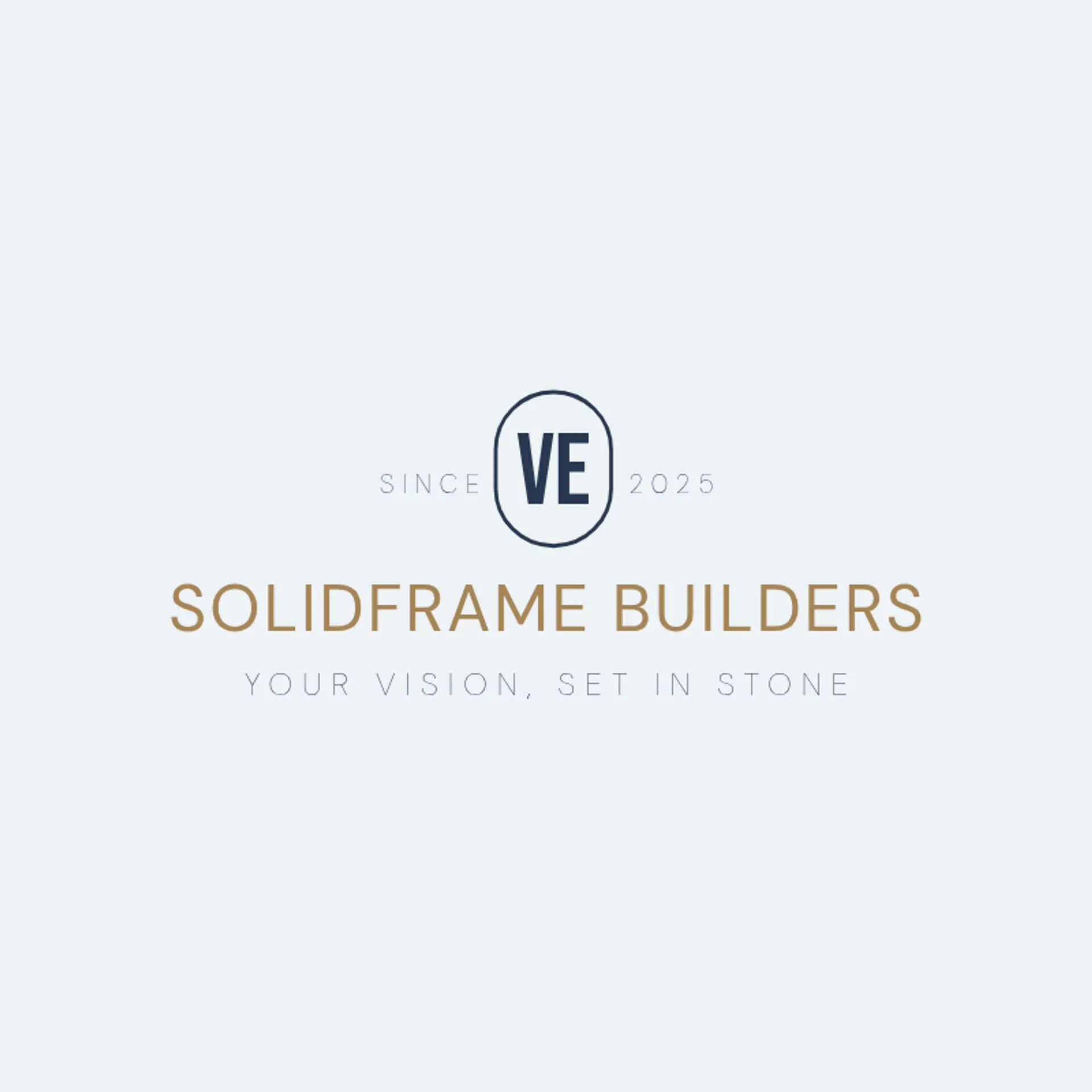 SolidFrame Builders logo for general construction