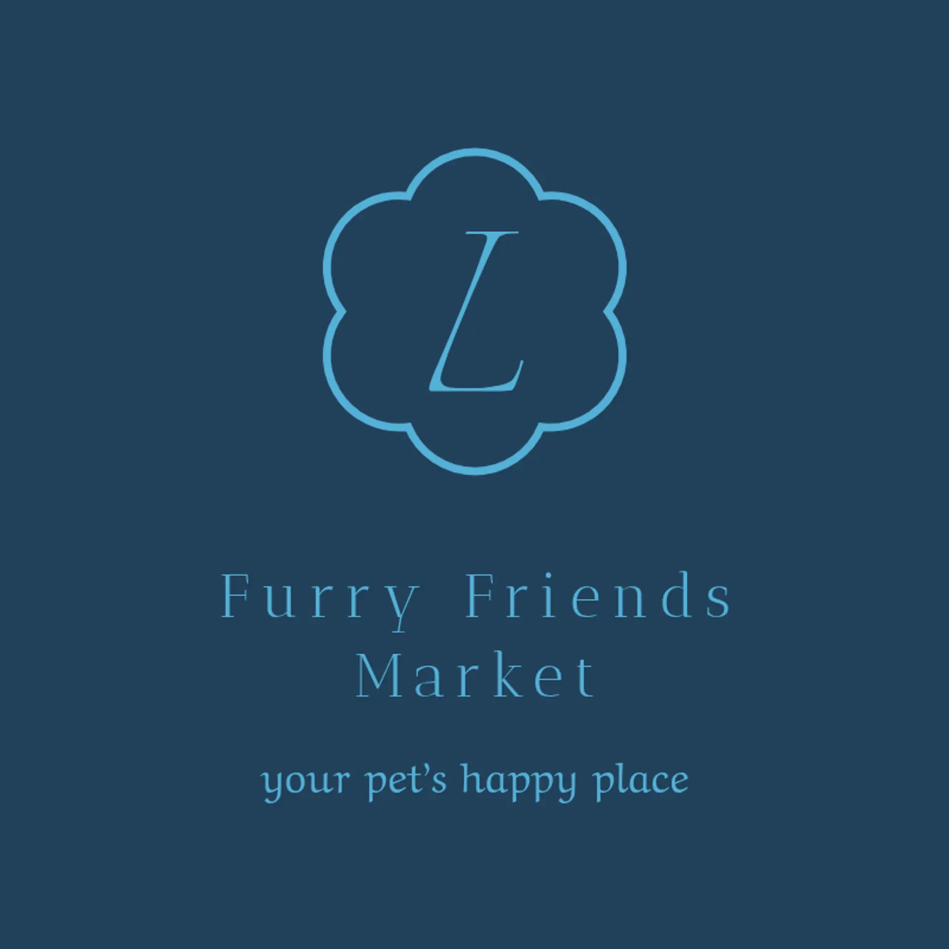 Furry Friends Market logo for pet store