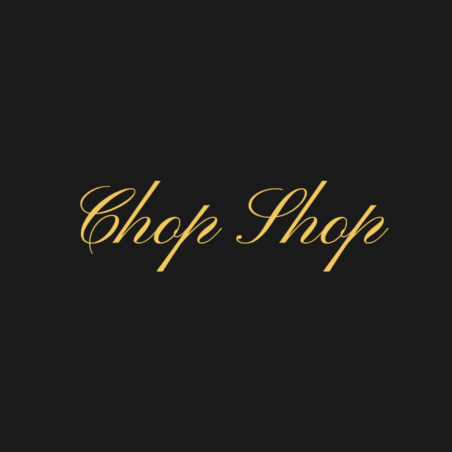 Chop Shop logo for barber