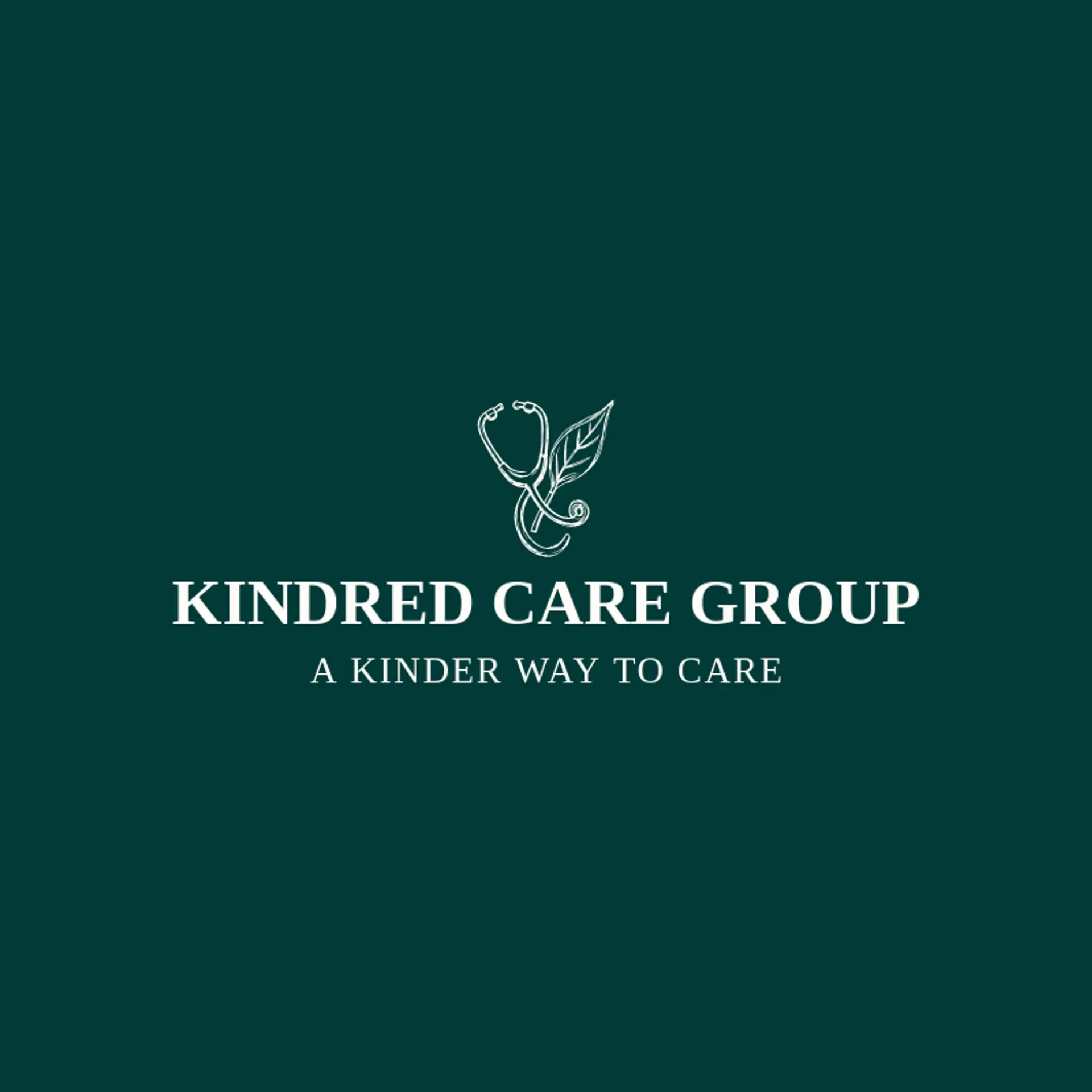 Kindred Care Group logo for stethoscope