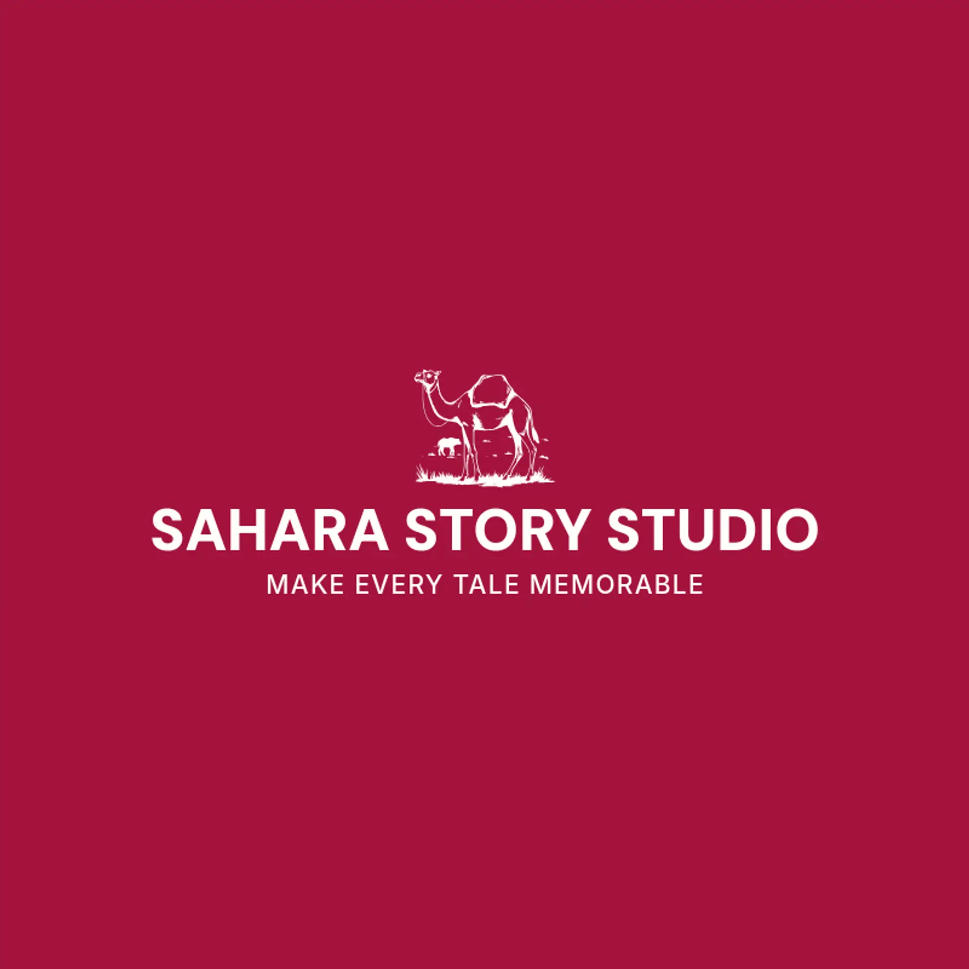 Sahara Story Studio logo for camel
