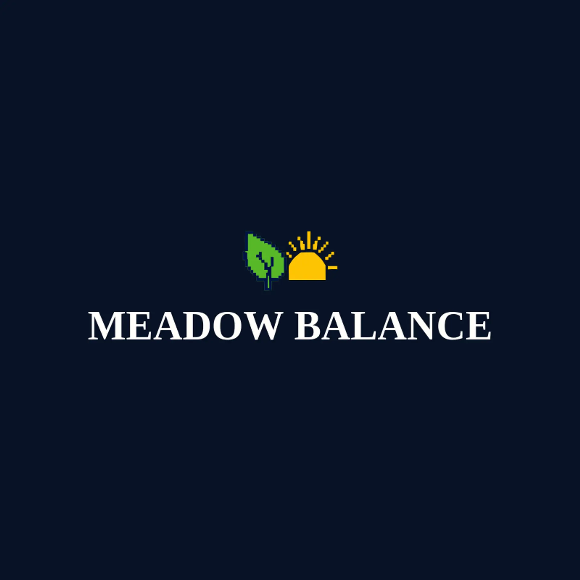 Meadow Balance logo for wellness