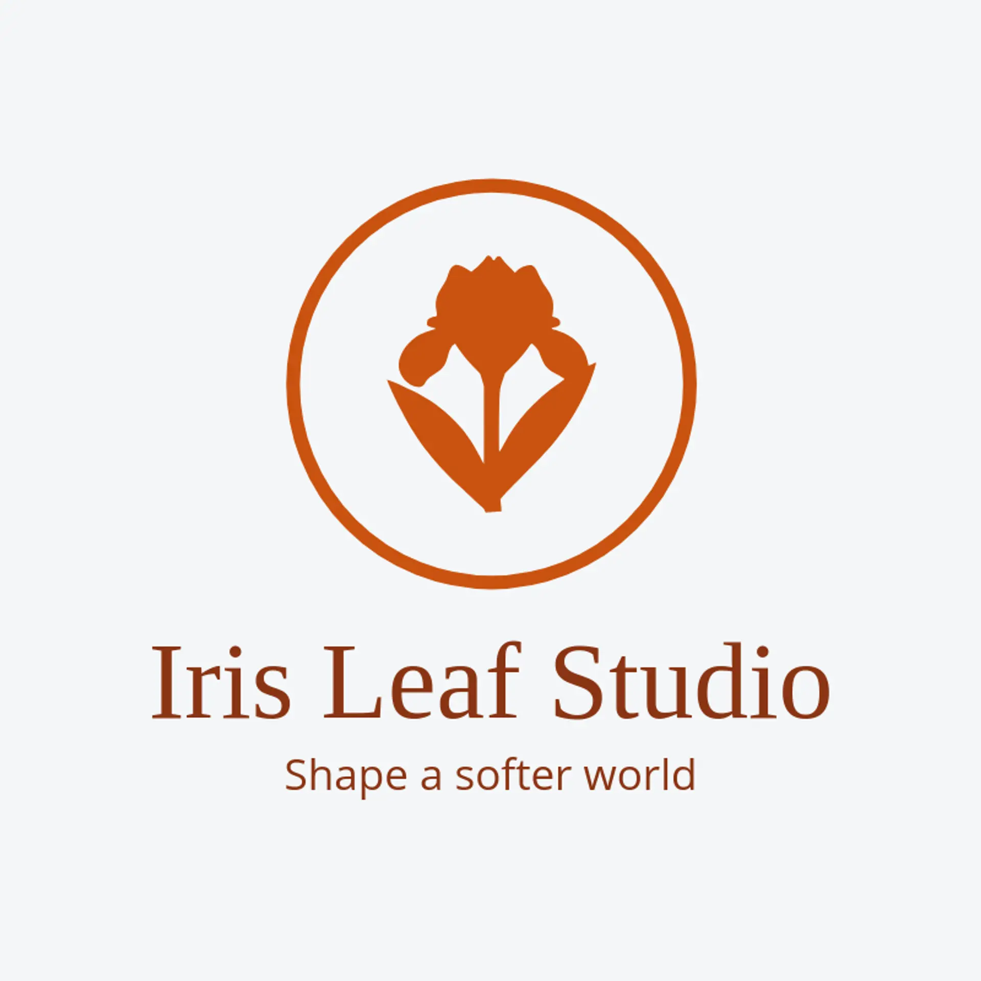 Iris Leaf Studio logo for iris
