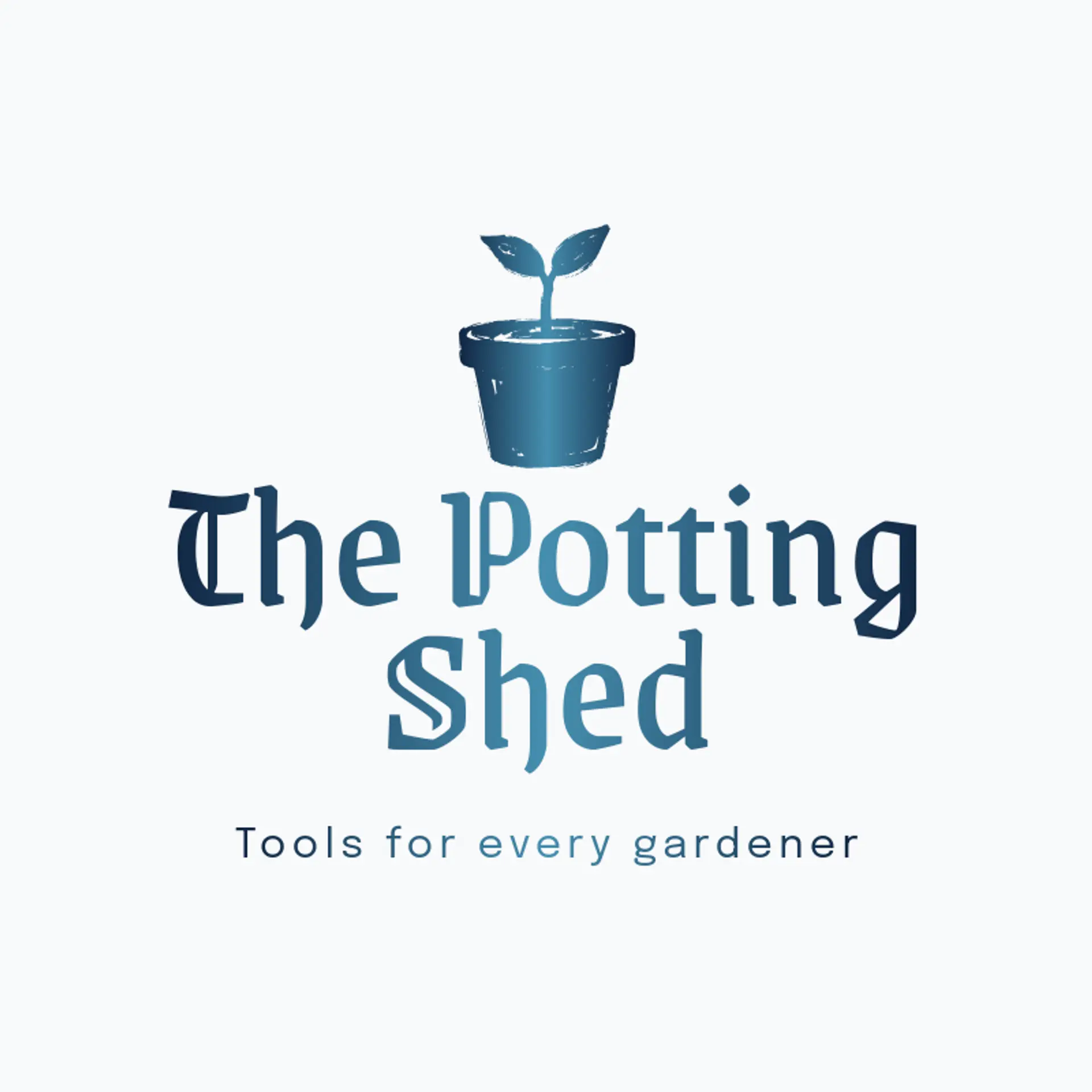 The Potting Shed logo for garden