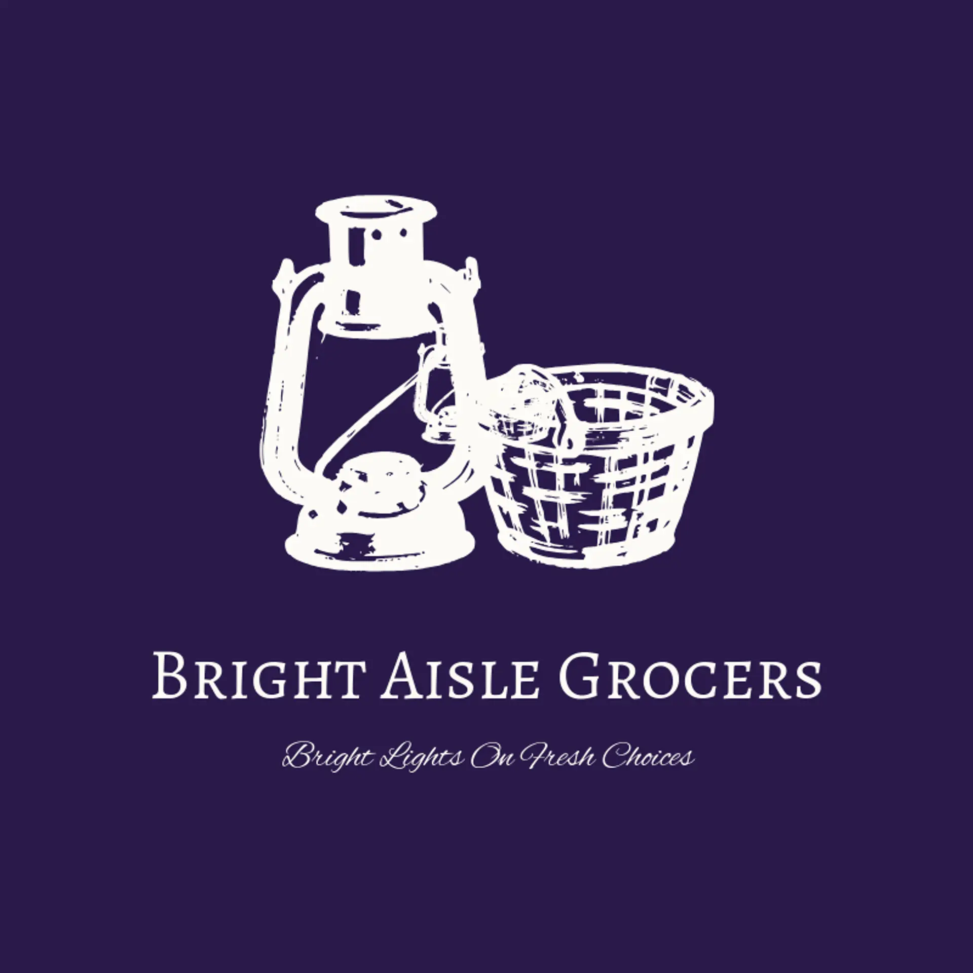 Bright Aisle Grocers logo for mart