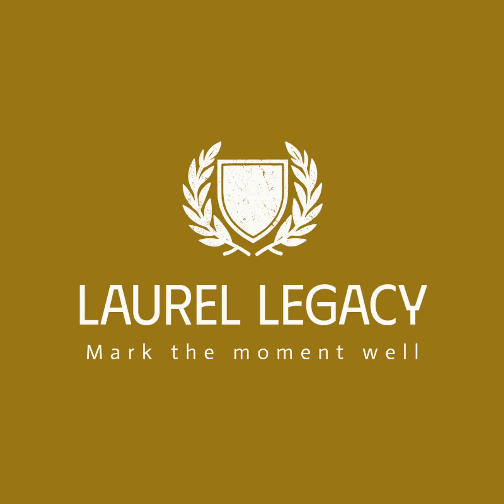 Laurel Legacy logo for family crest