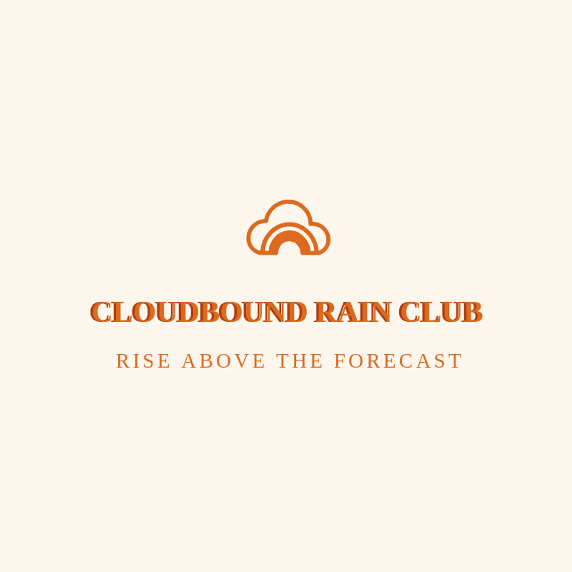 Cloudbound Rain Club logo for rain