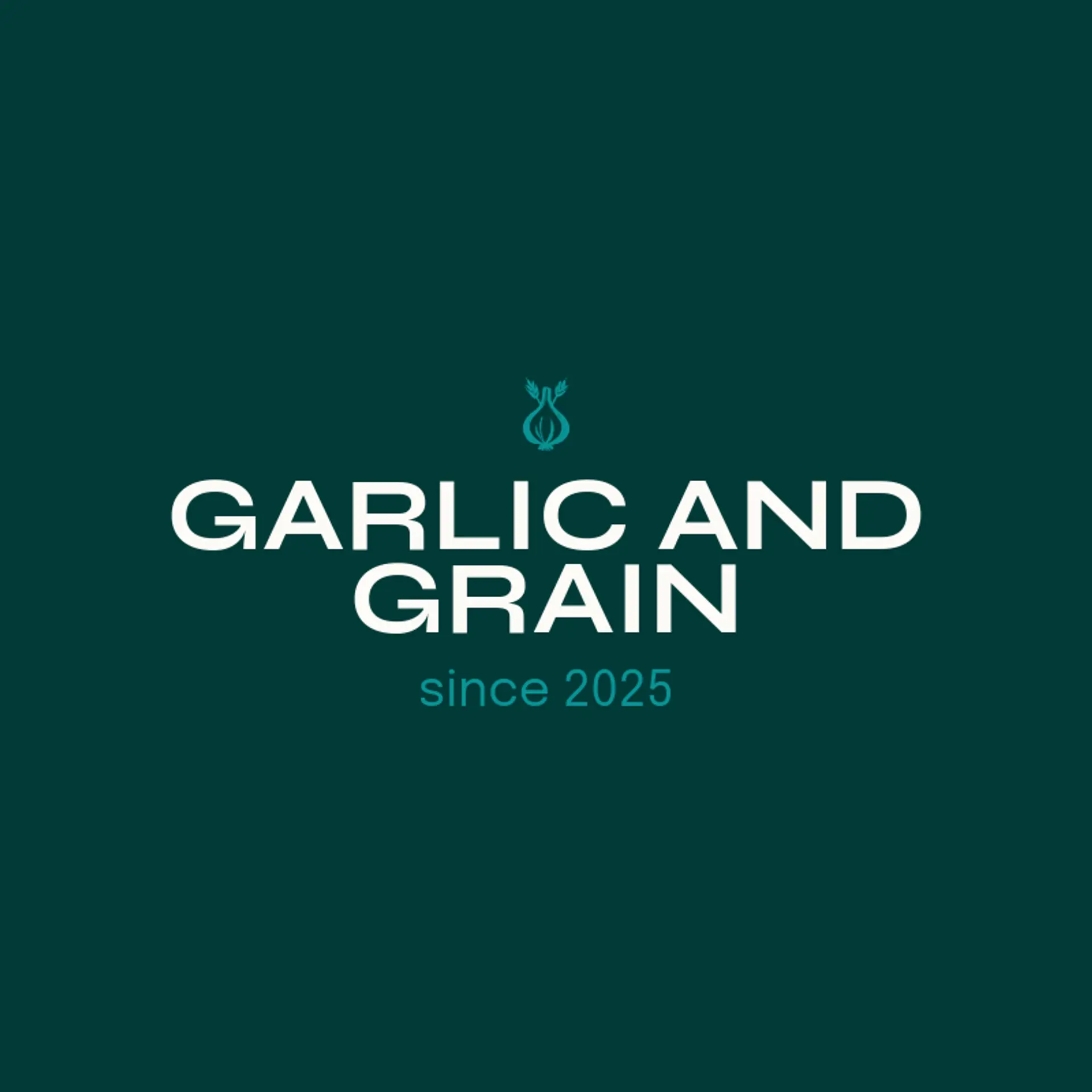 Garlic And Grain logo for spice