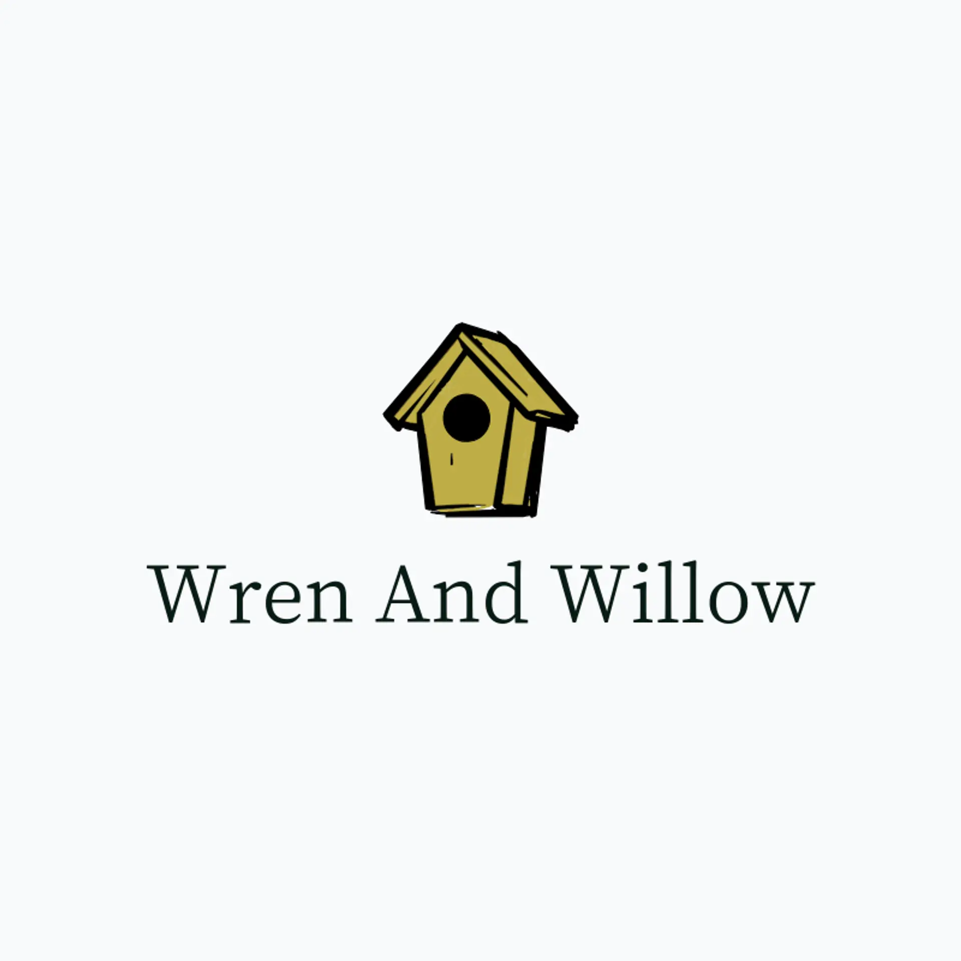 Wren and Willow logo for birdhouse