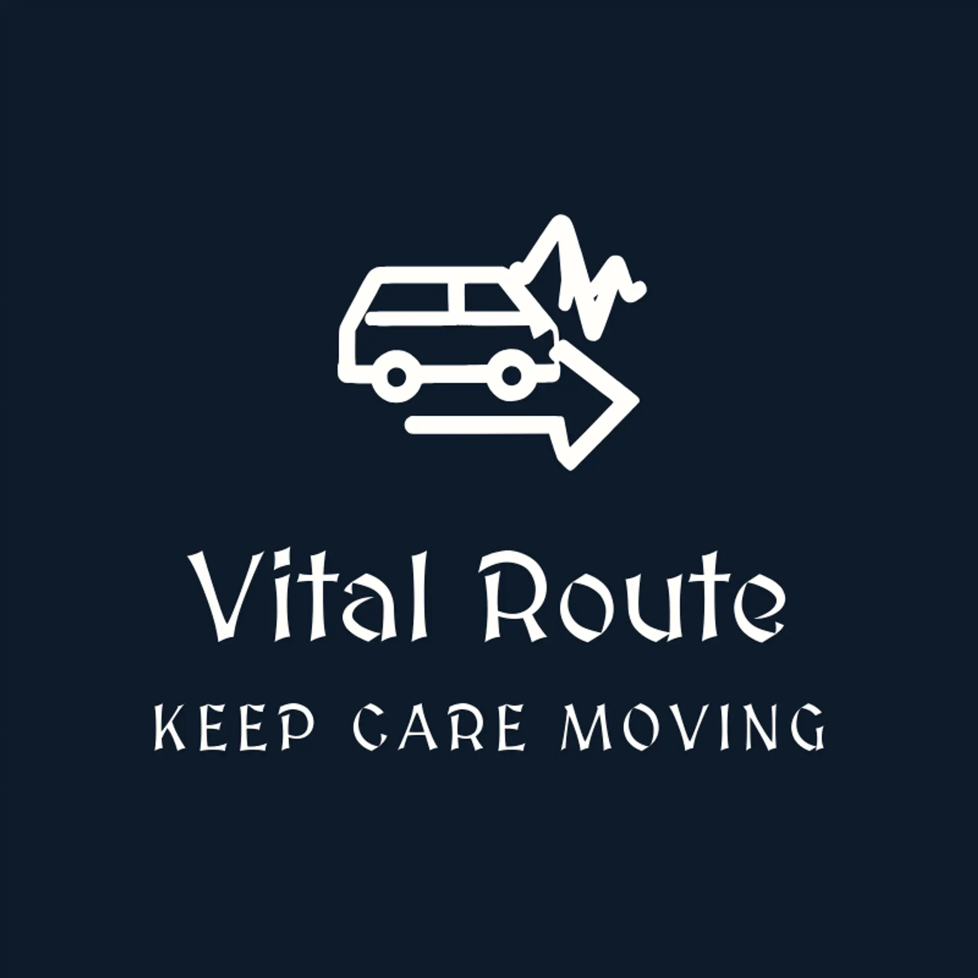 Vital Route logo for ambulance