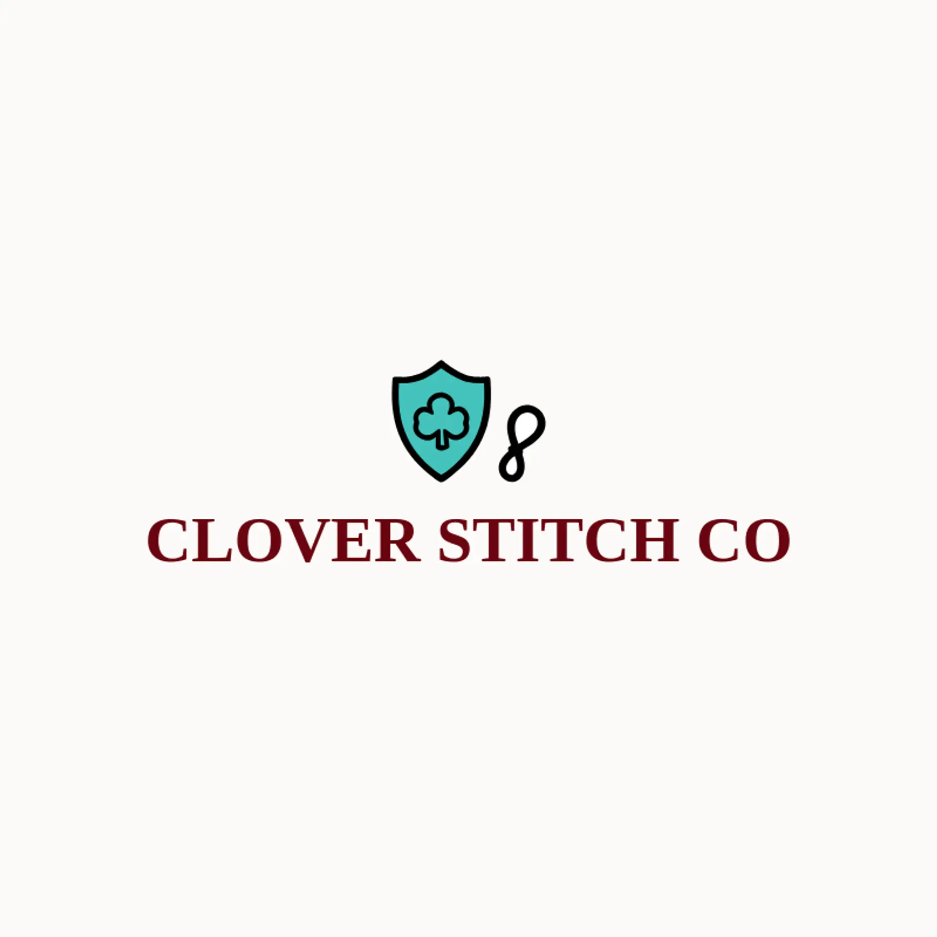 Clover Stitch Co logo for patch