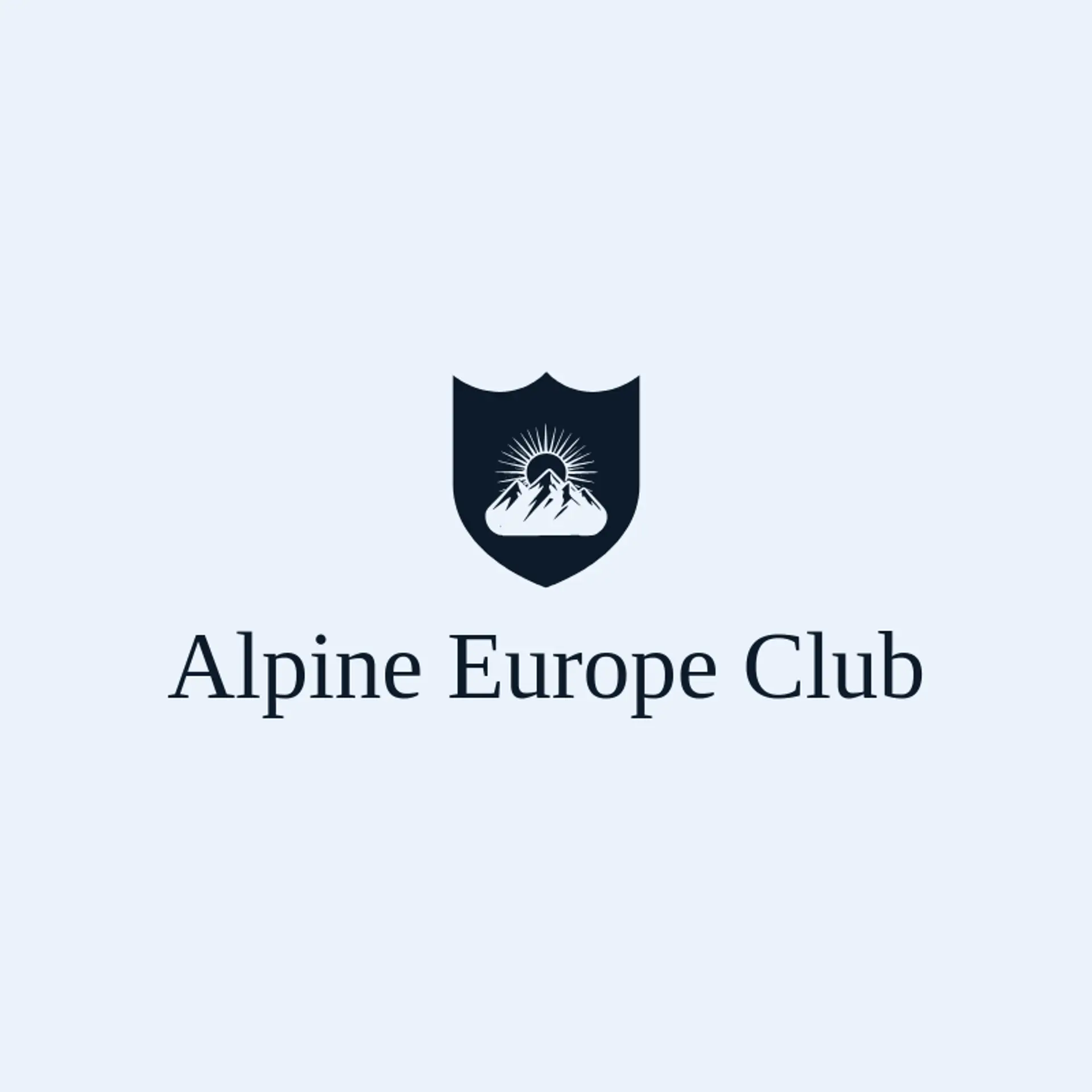 Alpine Europe Club logo for europe