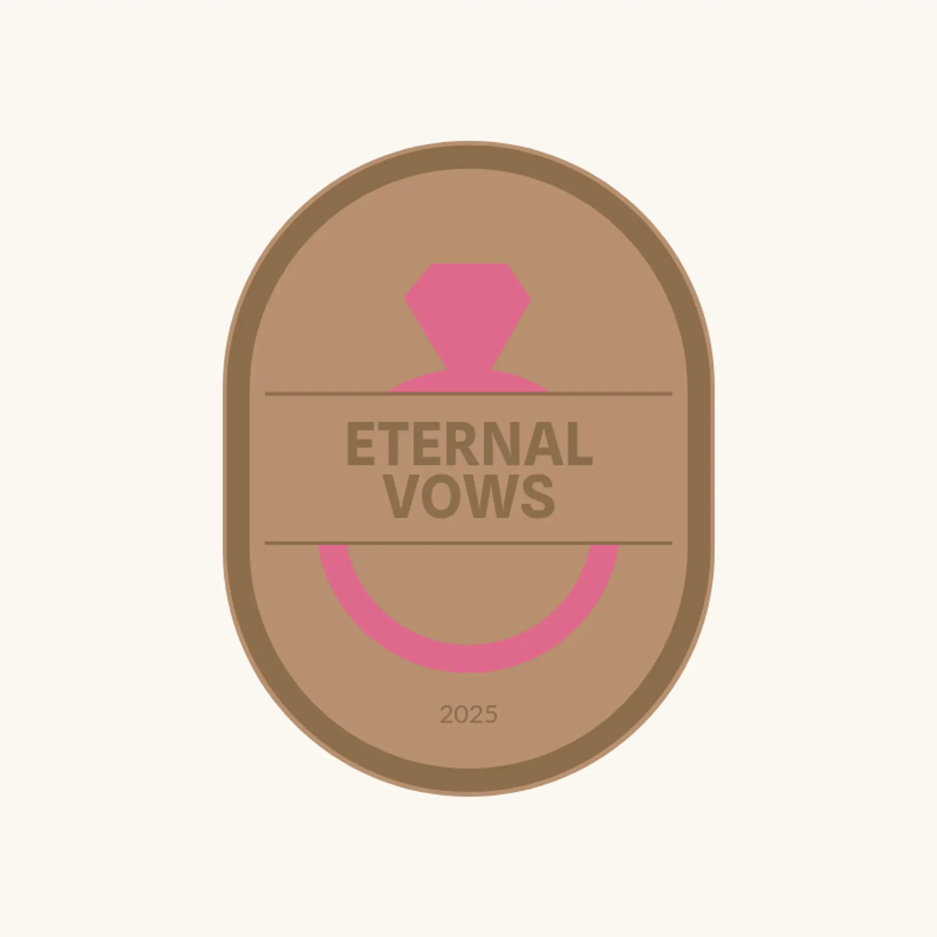 Eternity Vows logo for wedding