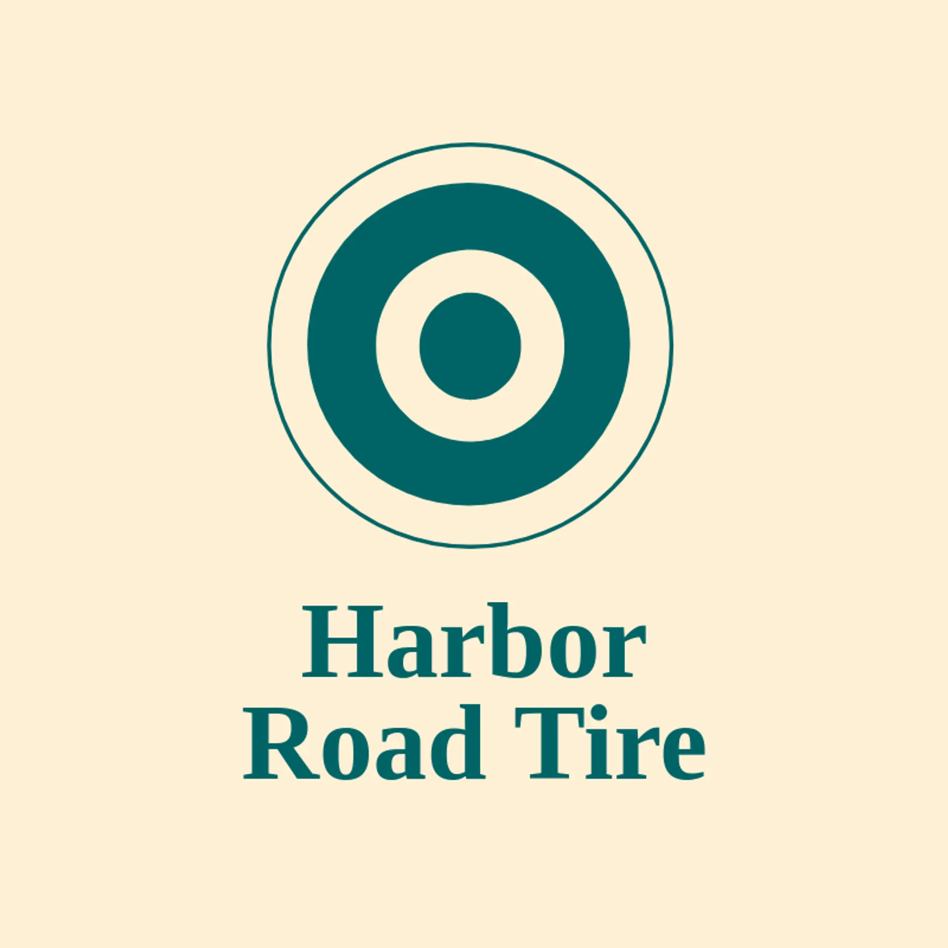 Harbor Road Tire logo for tire shop