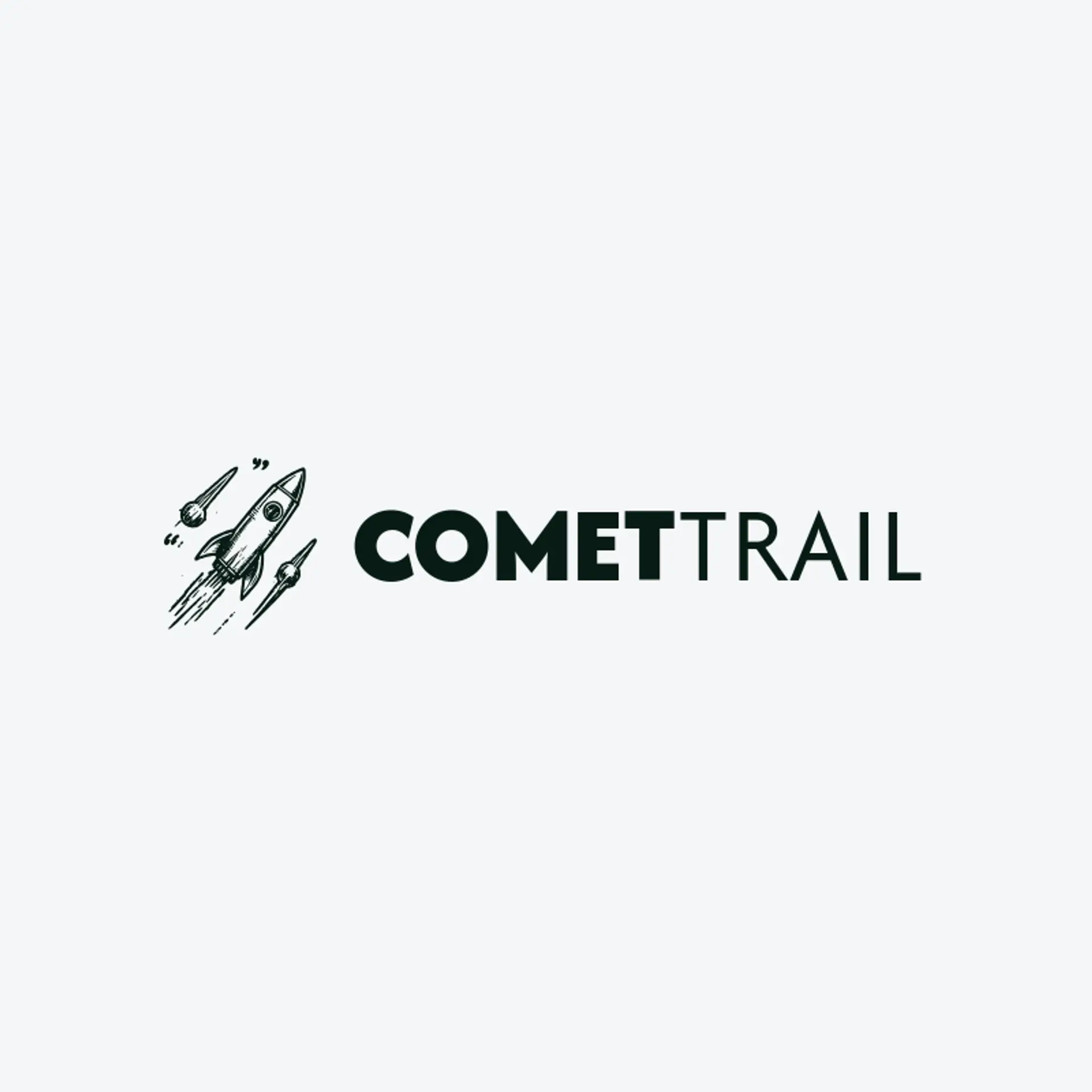 Comet Trail logo for rocket